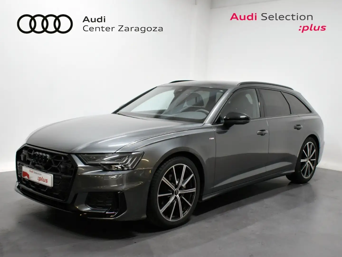 Audi A6 Avant 40 TDI Black line S tronic Grijs - 1