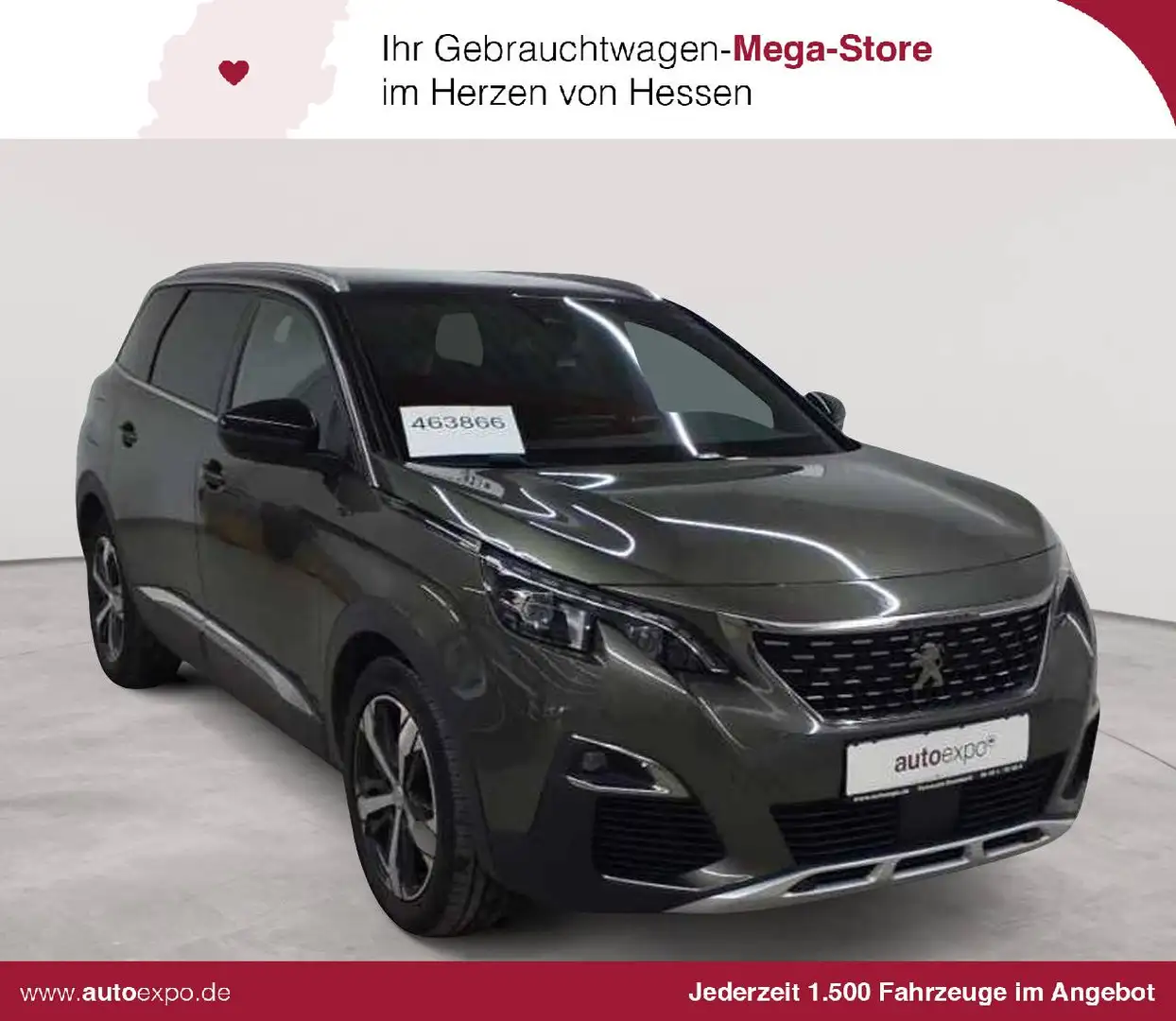 Peugeot 5008 5008 BlueHDi 180 EAT8 GT Navi AHK SHZ LED Grau - 1