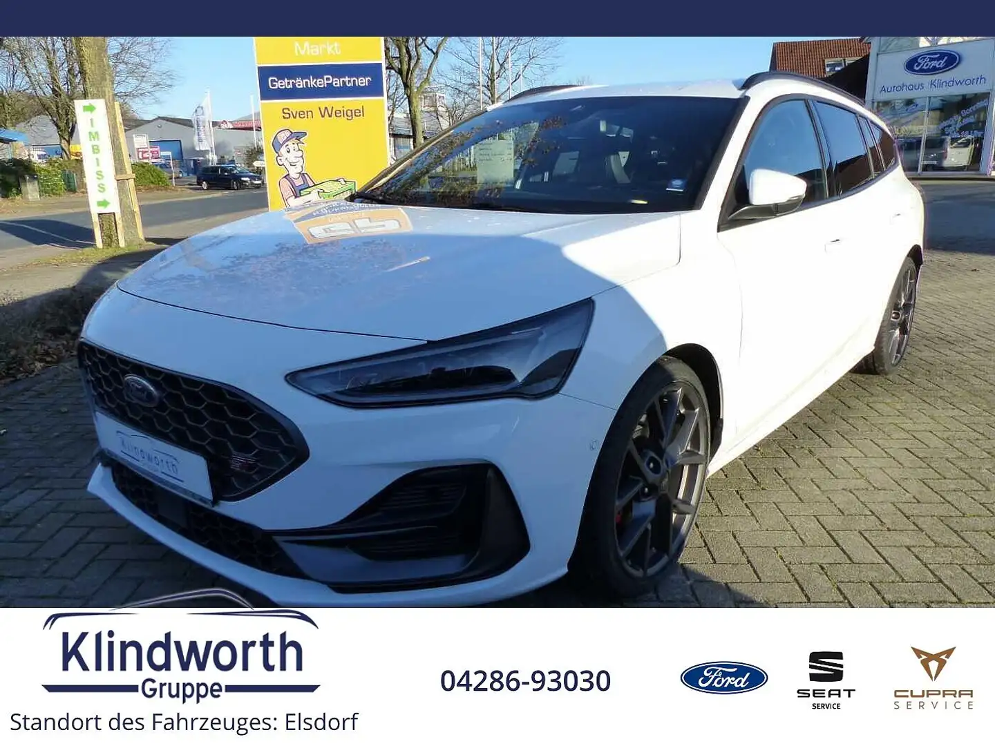 Ford Focus Turnier 2.3 EcoB. ST X Navi,iACC,Kamera Weiß - 1