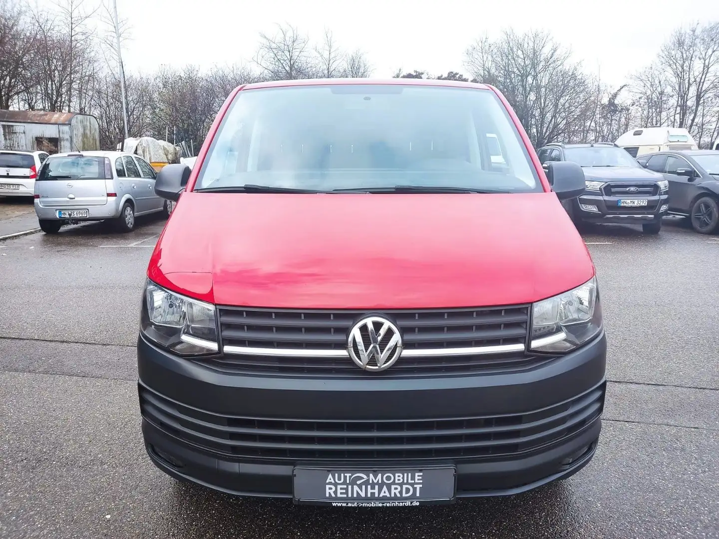Volkswagen T6 Caravelle 2.0 TDI ***KLIMA+9-SITZER+APP*** Rojo - 2