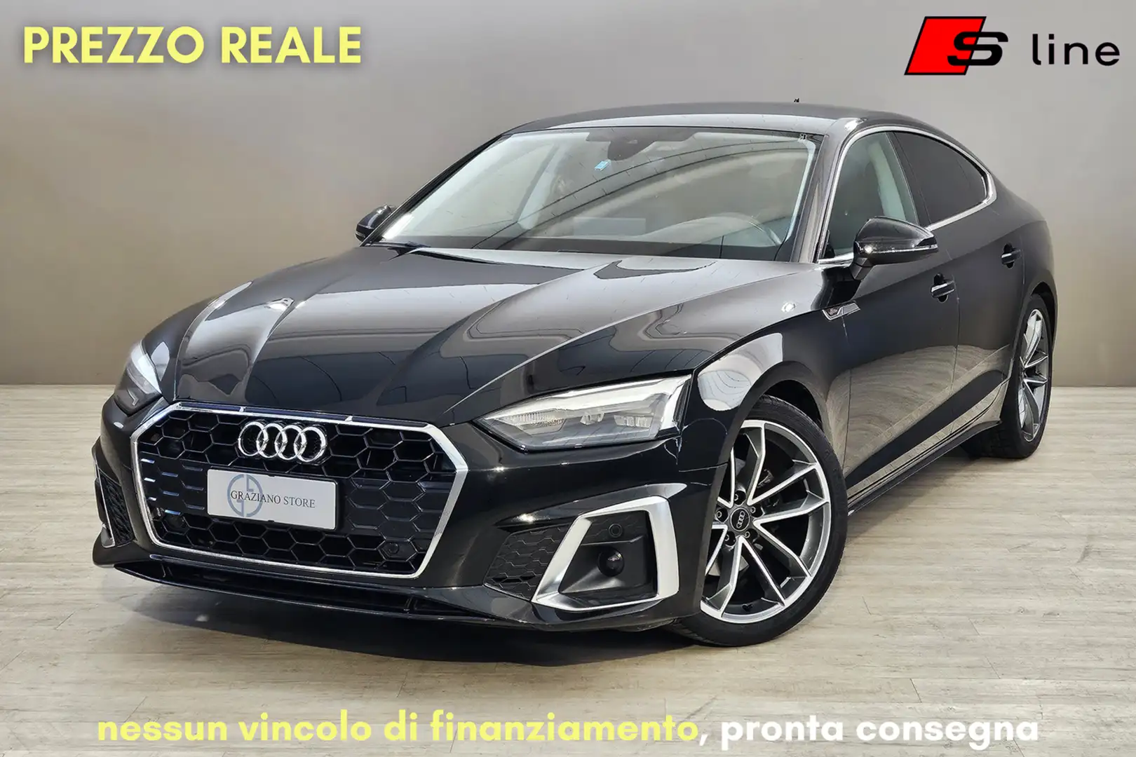 Audi A5 35 TDI MHEV S tronic S line edition Noir - 1