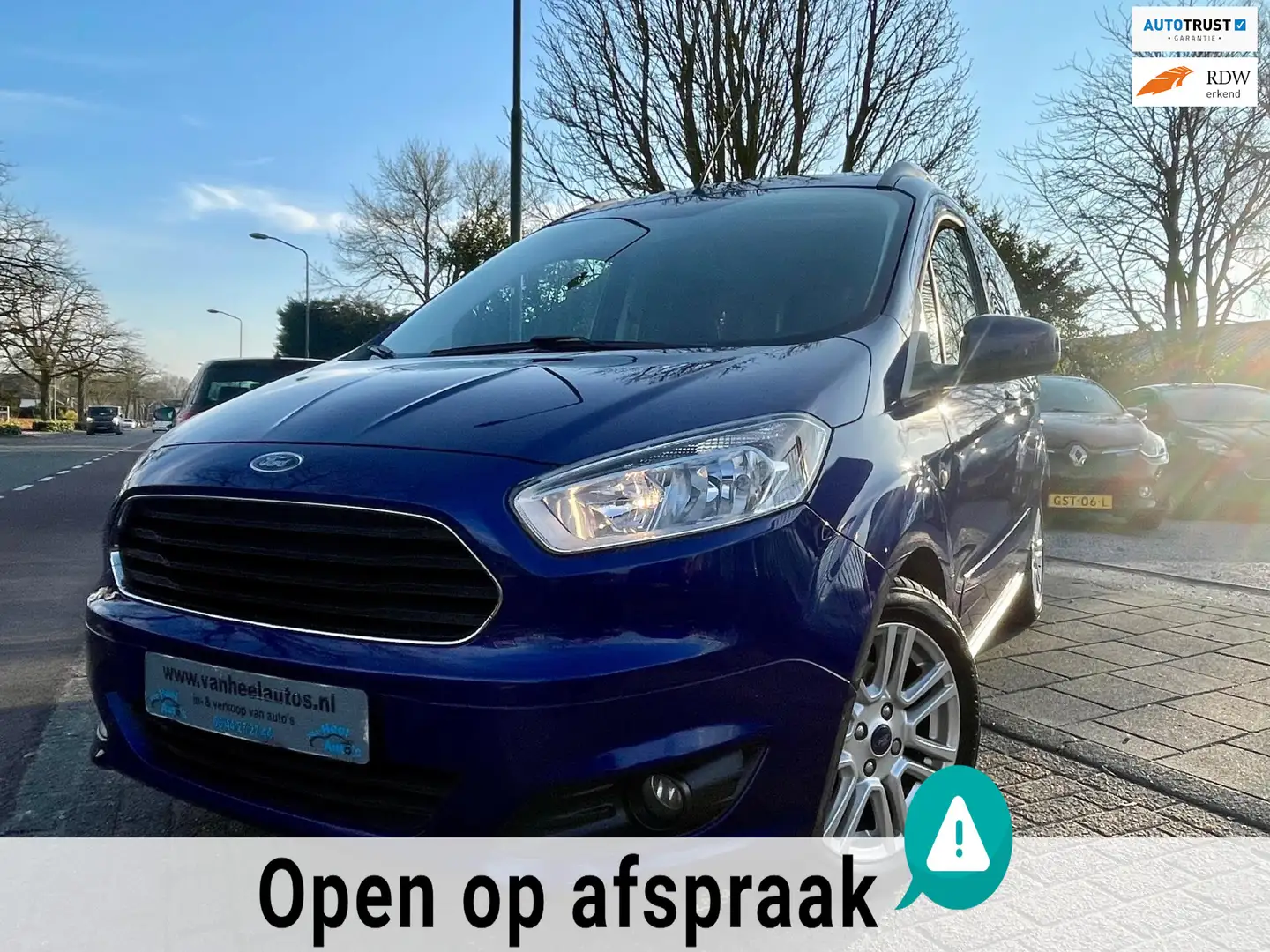Ford Tourneo Courier 1.0 Titanium Clima Elek Pakket Lmv Trekhaak Bleu - 1