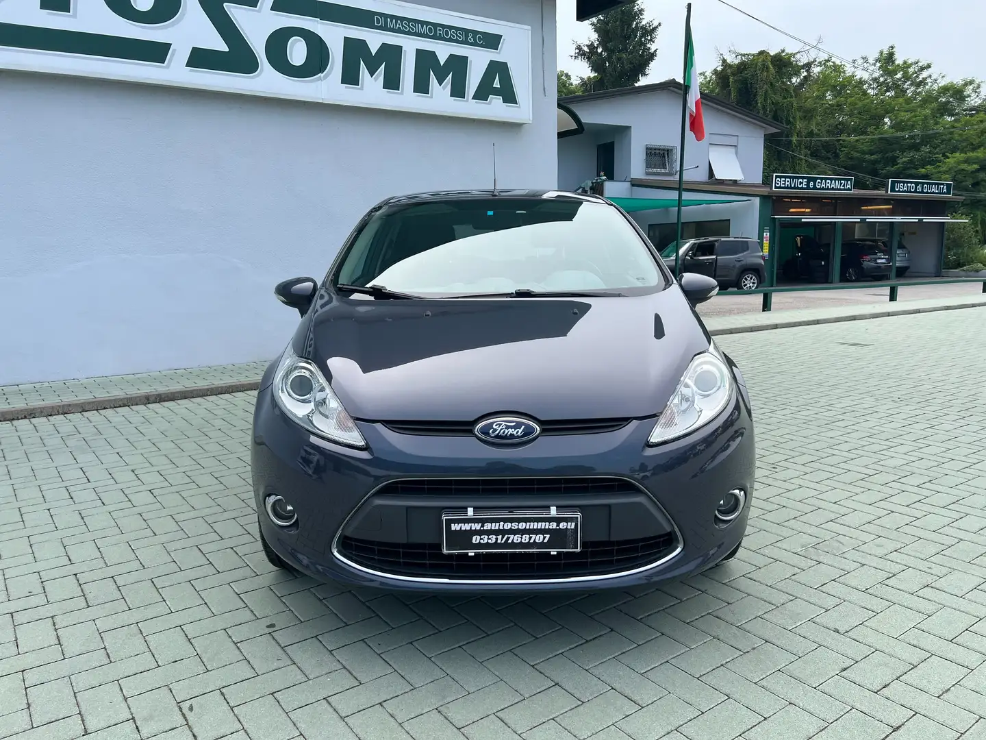 Ford Fiesta 1.2 16v Titanium 82cv  OK x NEOPATENTATI NUOVO CDS Grigio - 2