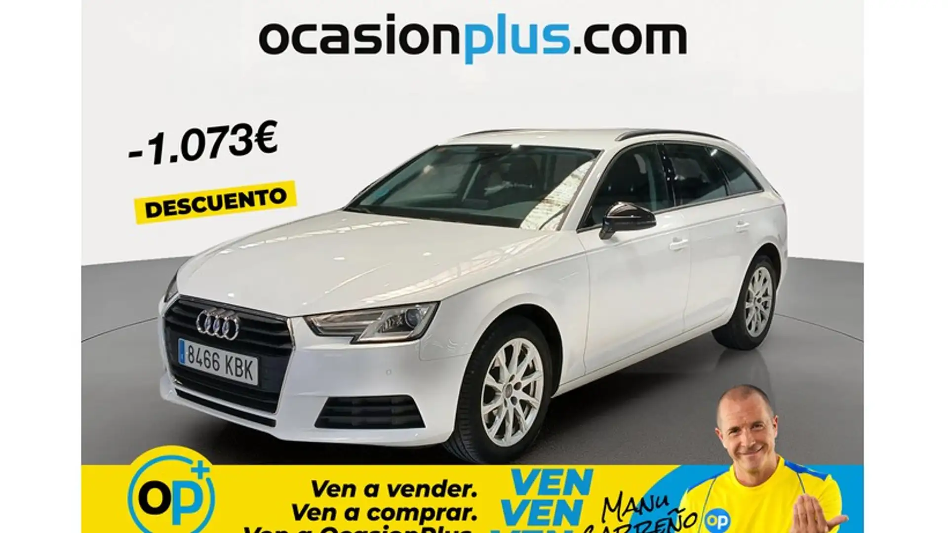 Audi A4 Avant 2.0TDI Advanced edition 110kW Blanco - 1