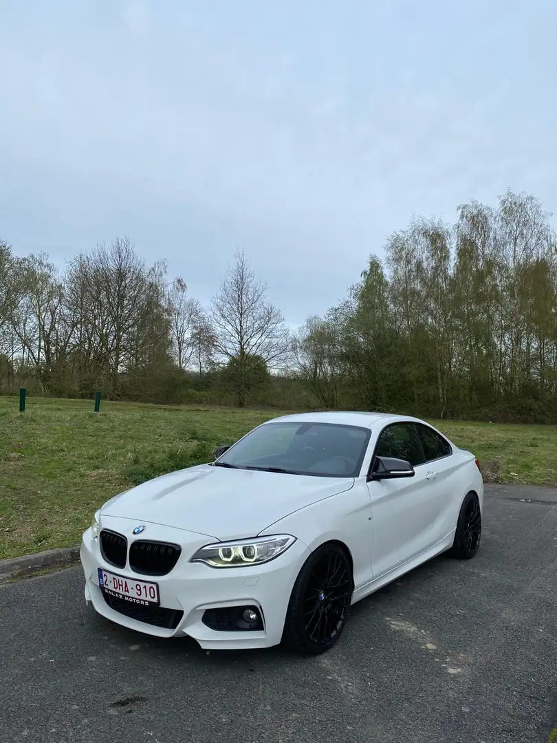 BMW 218 d Blanc - 1