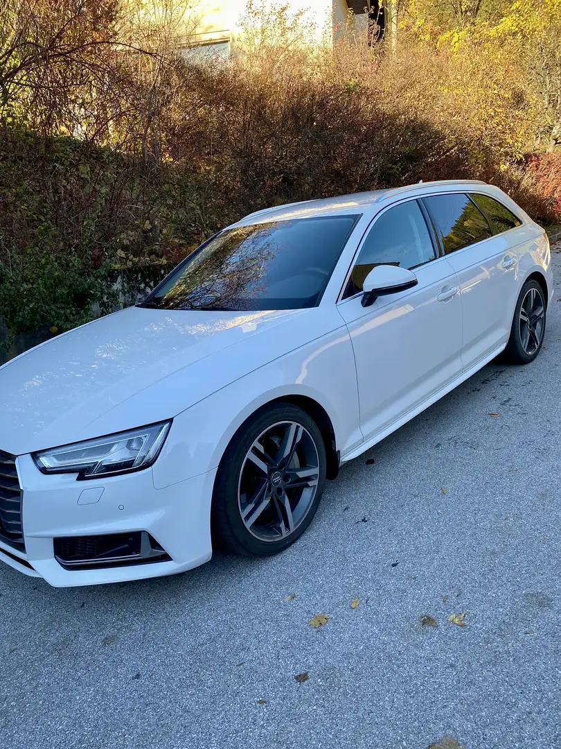 Audi A4 A4 Avant 2,0 TDI quattro Sport S-tronic Sport Weiß - 1