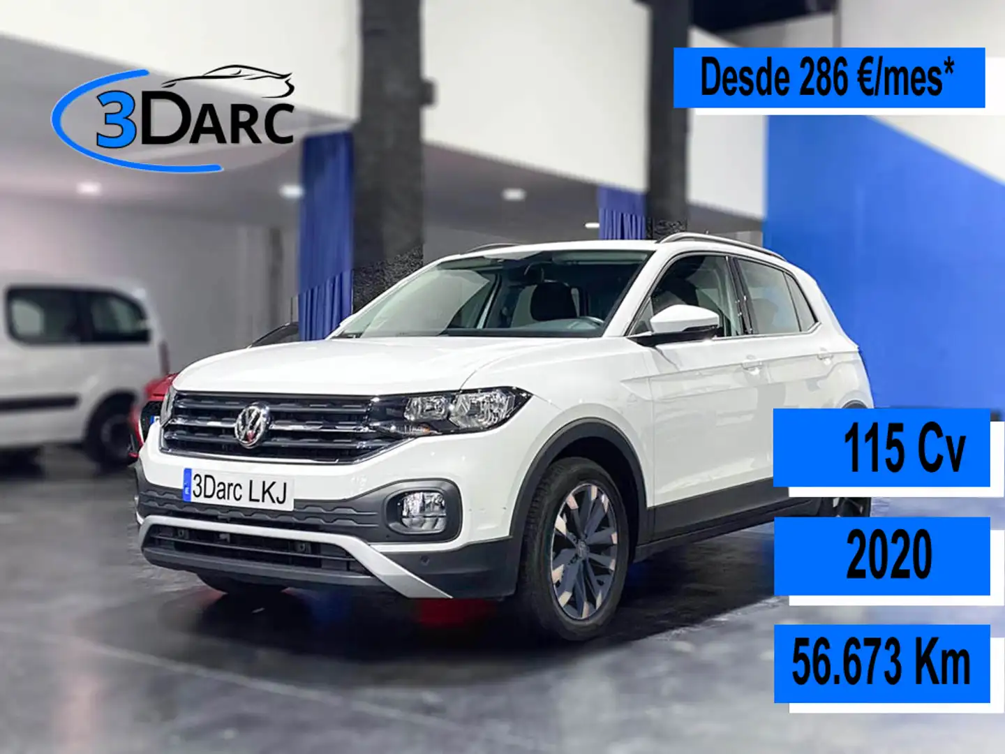 Volkswagen T-Cross 1.0 TSI Advance DSG7 81kW Blanc - 1