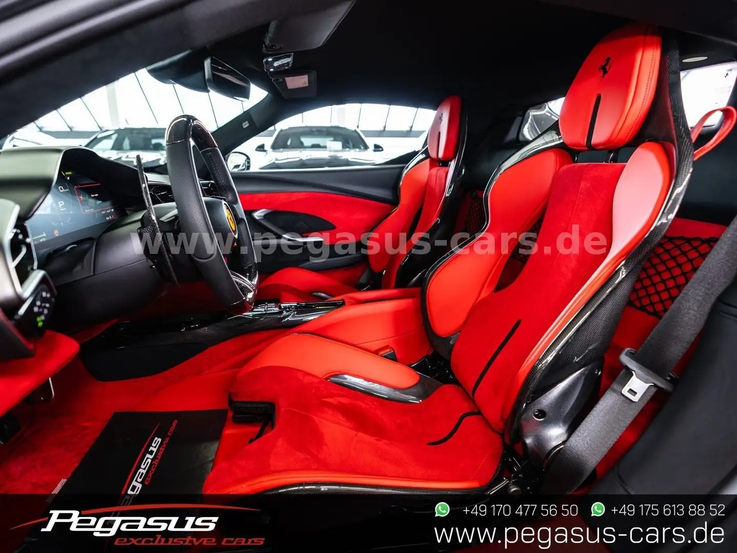Ferrari 296 GTB *ADAS*LIFT*360°*CARBON*NOVITEC* Gri - 2