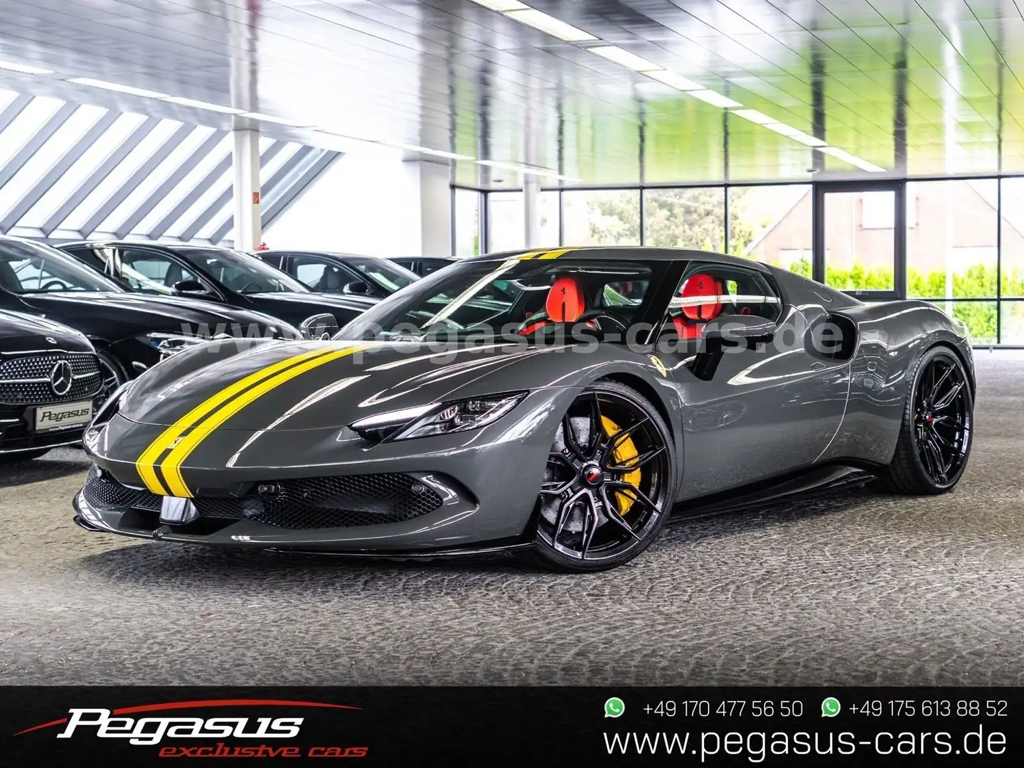 Ferrari 296 GTB *ADAS*LIFT*360°*CARBON*NOVITEC* Gri - 1