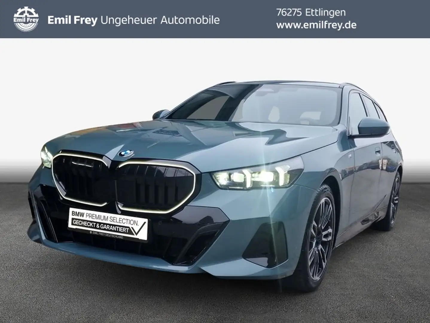 BMW 520 d Touring Aut. M-Paket Pro AHK Harman Kardon Grün - 1