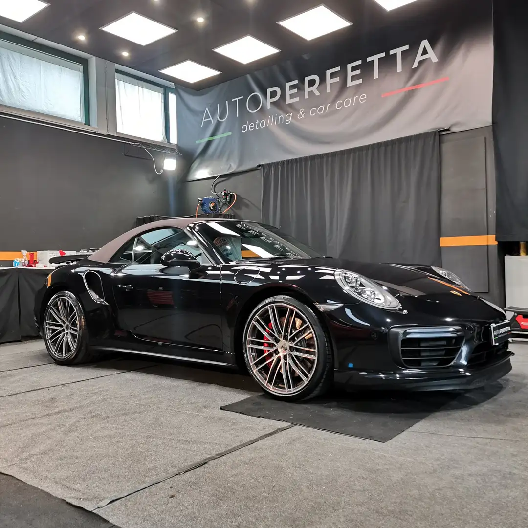 Porsche 991 mk2 3.8 Turbo Cabriolet-PORSCHE APPROVED 02.2027 Fekete - 1