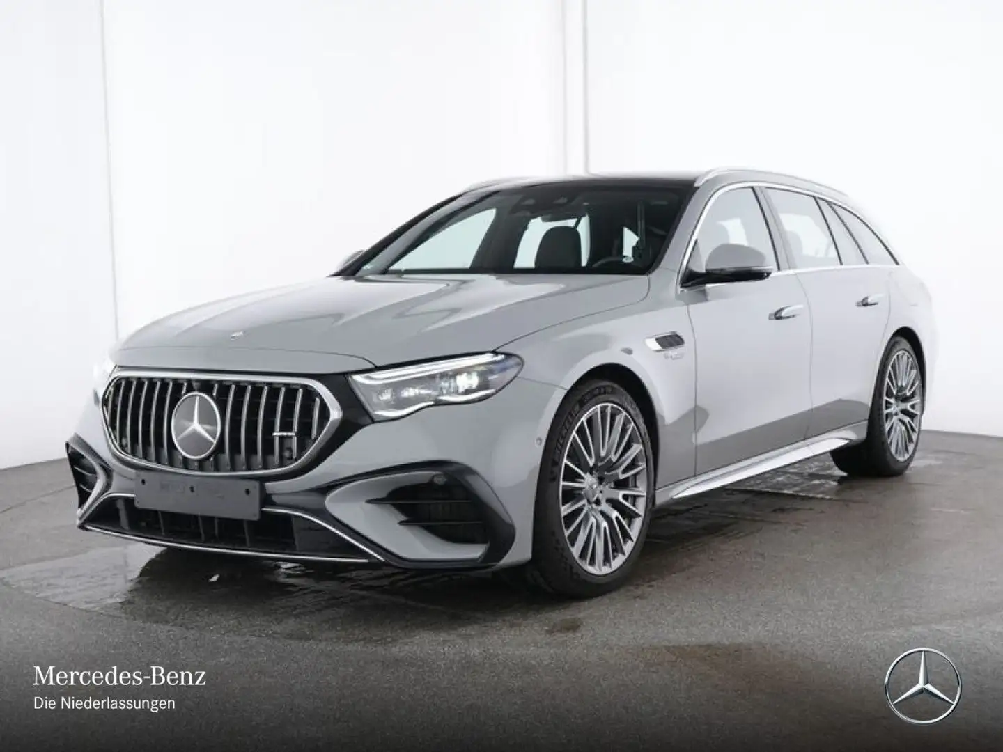 Mercedes-Benz E 53 AMG T 4M Hybrid Fahrass 360° Pano Burmester Grau - 2