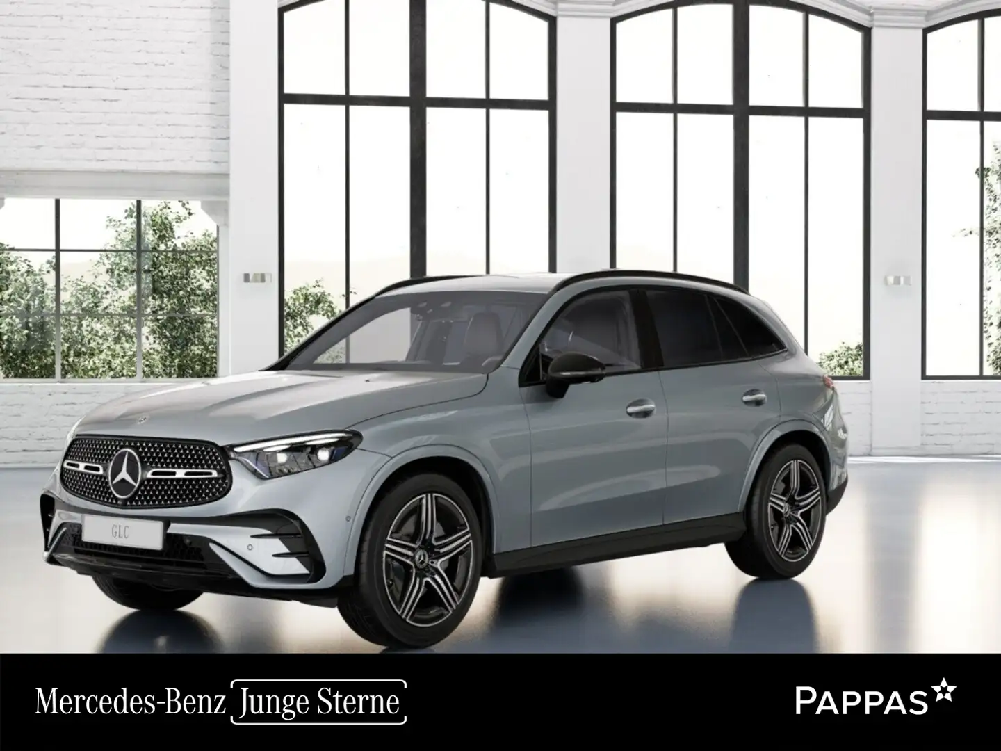 Mercedes-Benz GLC 220 d 4MATIC Totw LED Distr PTS Cam AHK SHZ Silber - 1