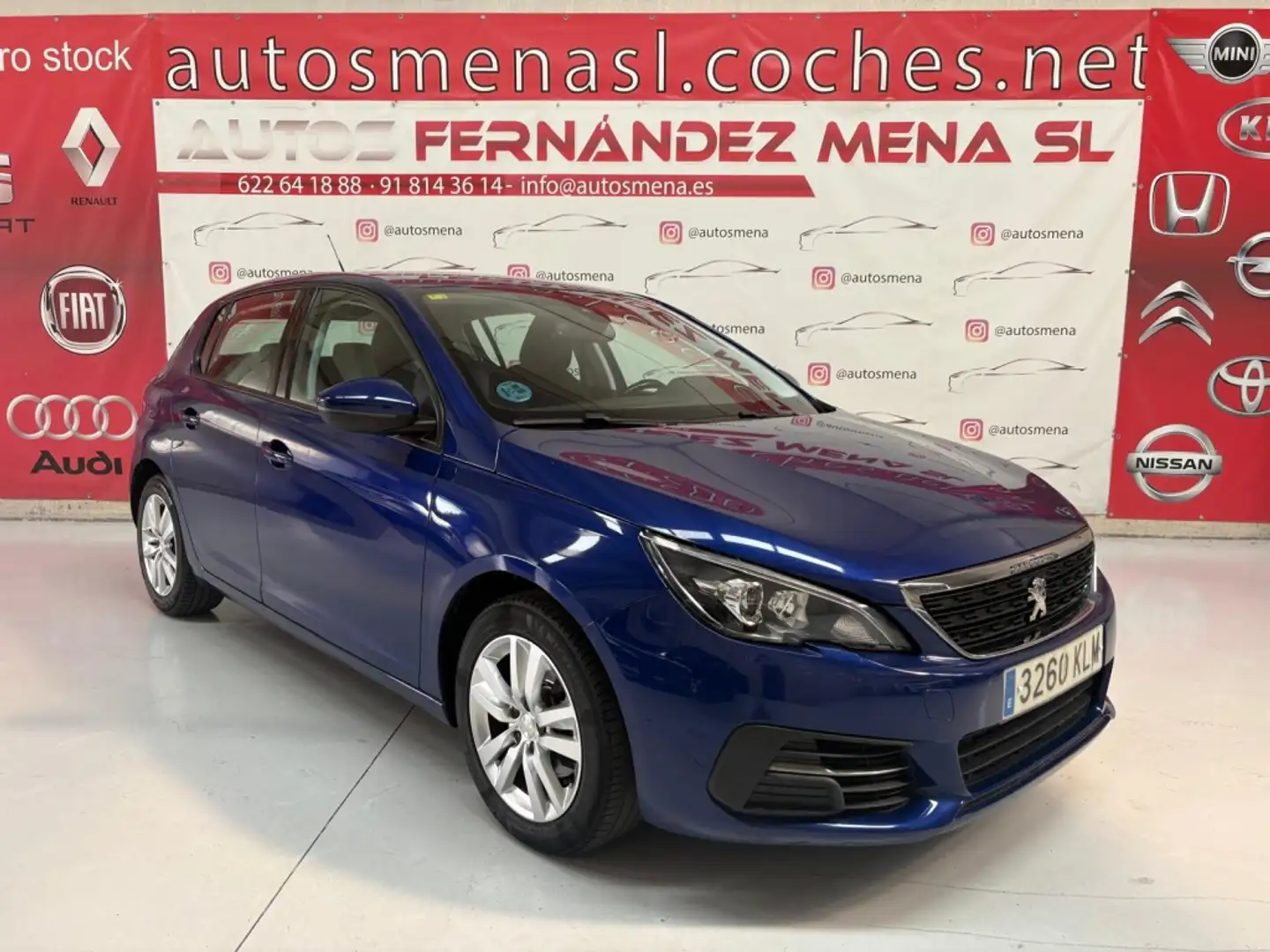 Peugeot 308 1.2 PureTech S&S Allure 130 Azul - 1
