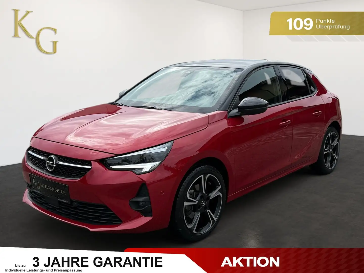 Opel Corsa F 1.2 Turbo GS Line TOP Ausstattung ab ca. 127€ m Rot - 1