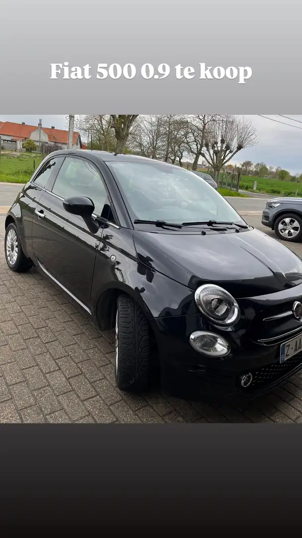 Fiat 500 500 0.9 TwinAir Start Noir - 1