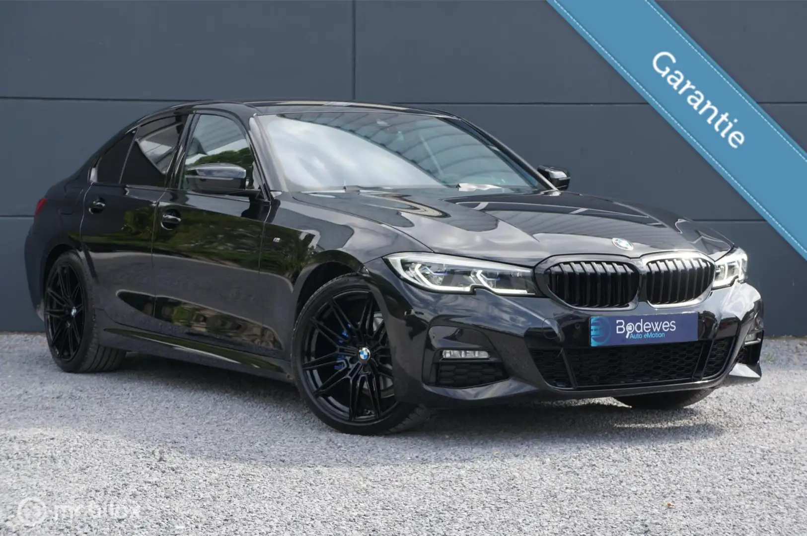 BMW 318 3-serie 318i 2.0 Model M Sport High Exe Laser Lede Noir - 1