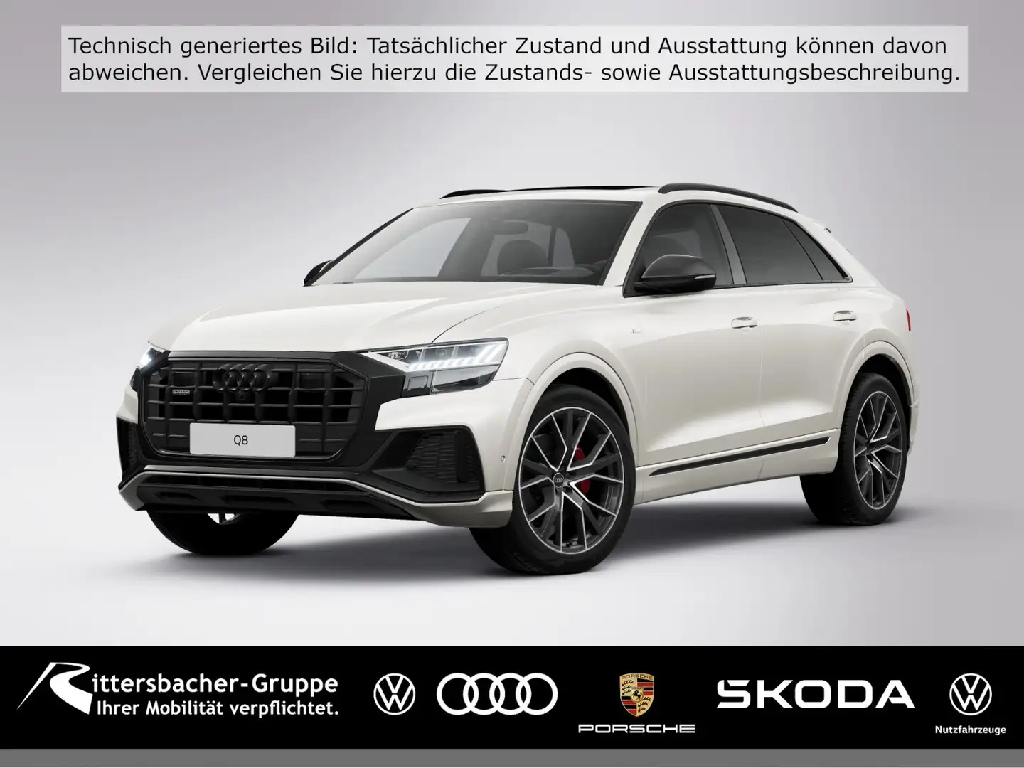 Audi Q8 50 TDI quattro competition plus BusiPaket Beige - 1