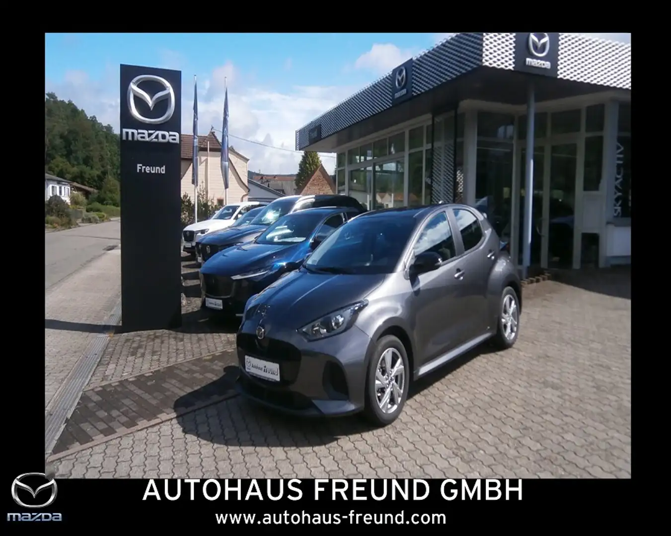 Mazda 2 HYB 1.5L Hybrid VVT-i 116 PS e-CVT FWD EXCLUSIVE-L Grau - 1