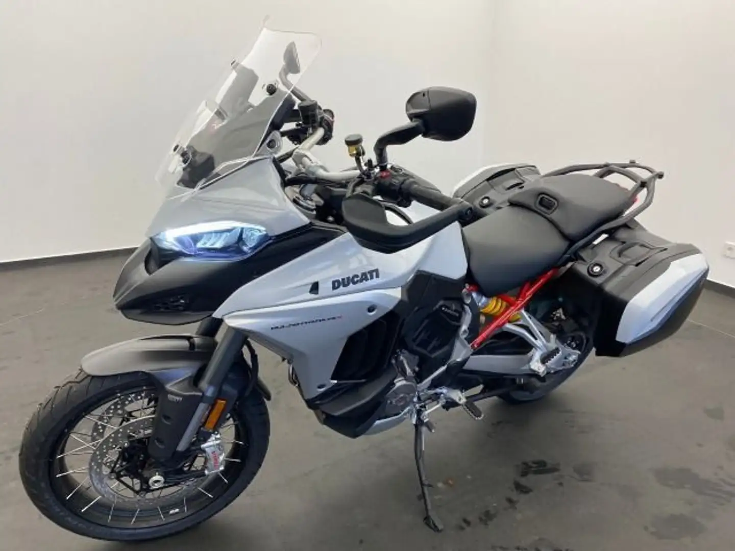 Ducati Multistrada V4 S Full, Spoked Wheels Alb - 2