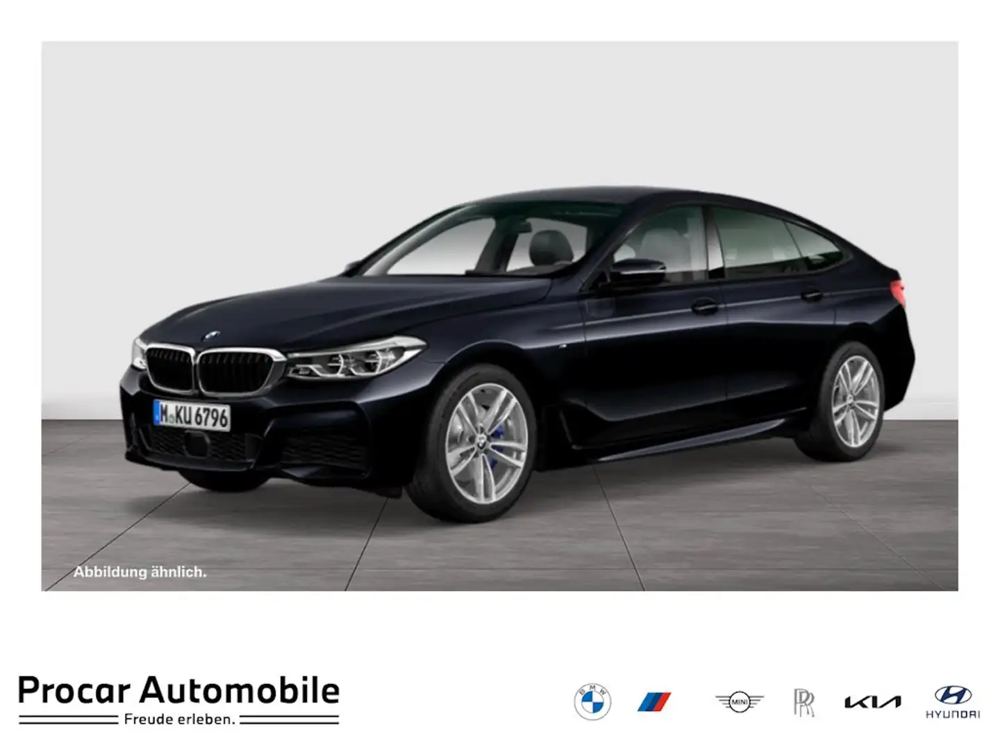 BMW 630 d xDrive M SPORT+HuD+AHK+ACC+PA+NAVI Schwarz - 1