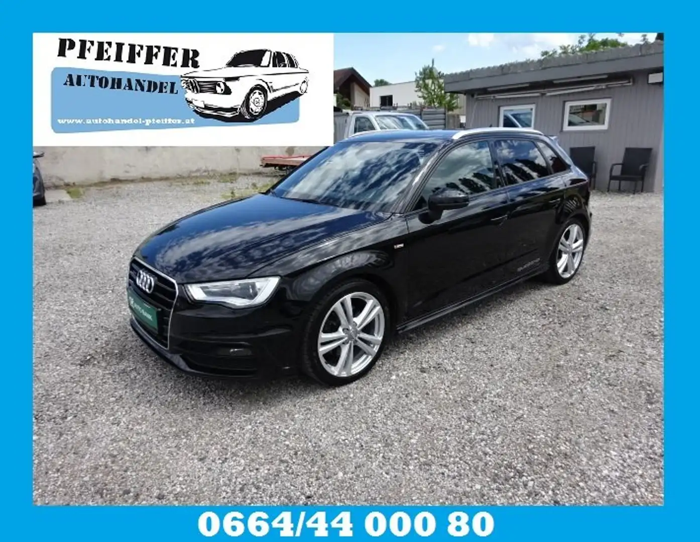 Audi A3 S Line Sportpaket Quattro 1 Besitz Serviceheft Schwarz - 1