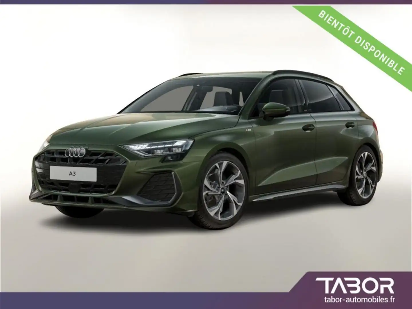 Audi A3 30 TFSI S tronic S line GPS Vert - 1