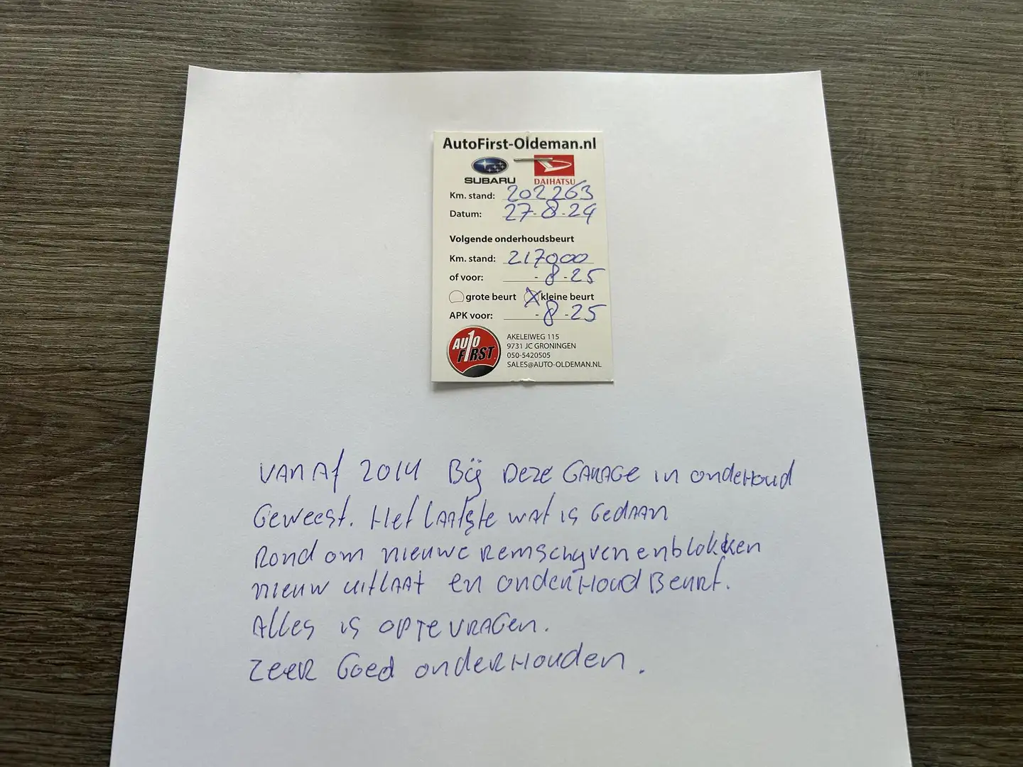 Subaru Legacy Outback 3.0 Outback AWD H6 /airco/dealer onderhoud Blauw - 2