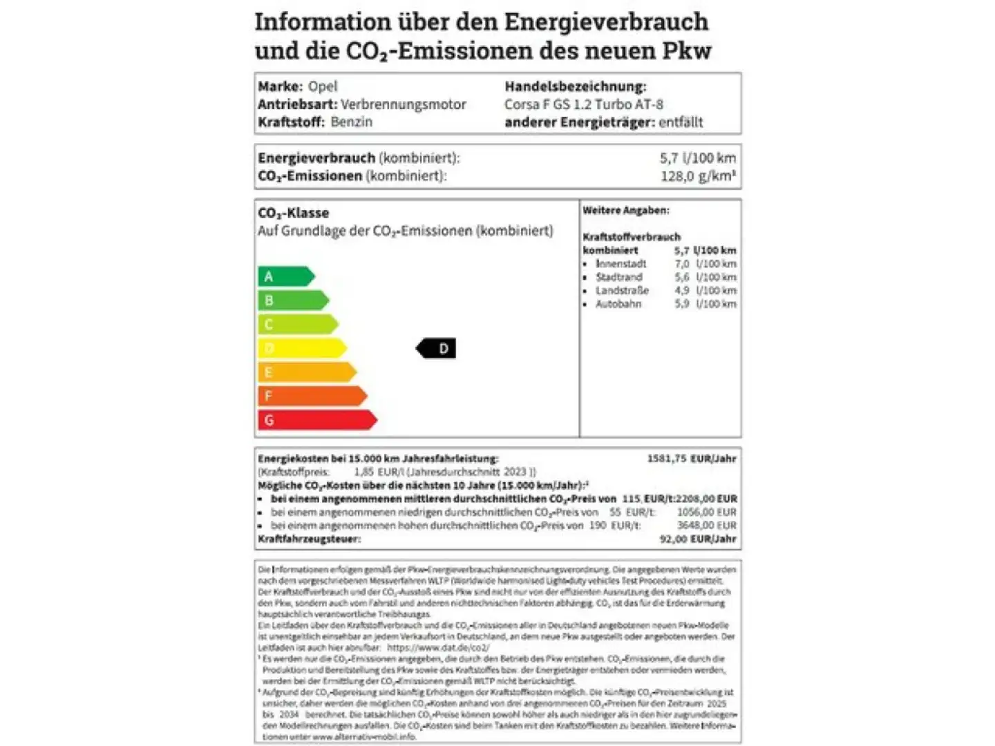 Opel Corsa 1.2 Turbo Automatik GS Silber - 2