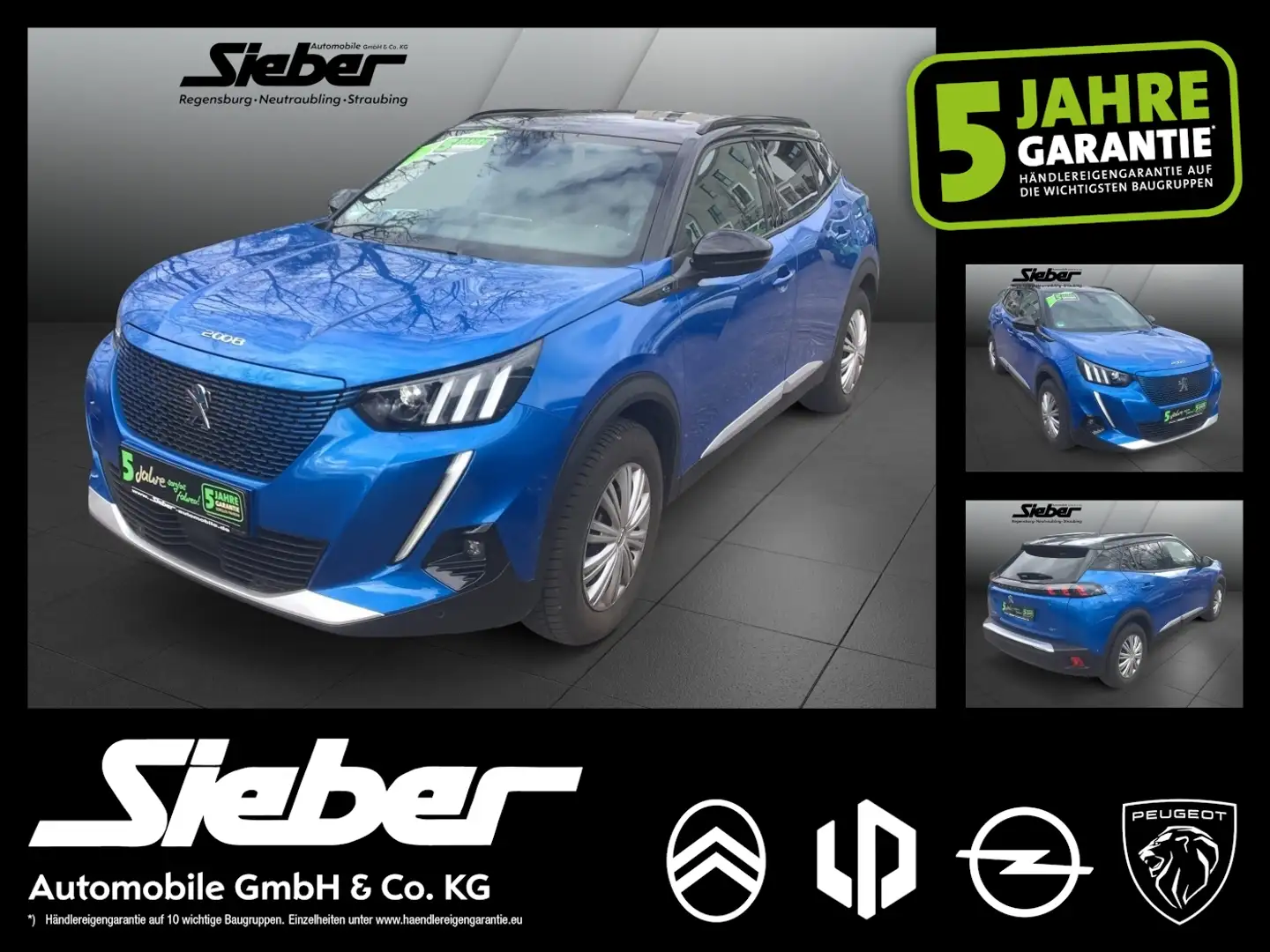 Peugeot e-2008 2008-e GT *Sitzheizung*PDC*Klima*LED*Tempomat* Albastru - 1