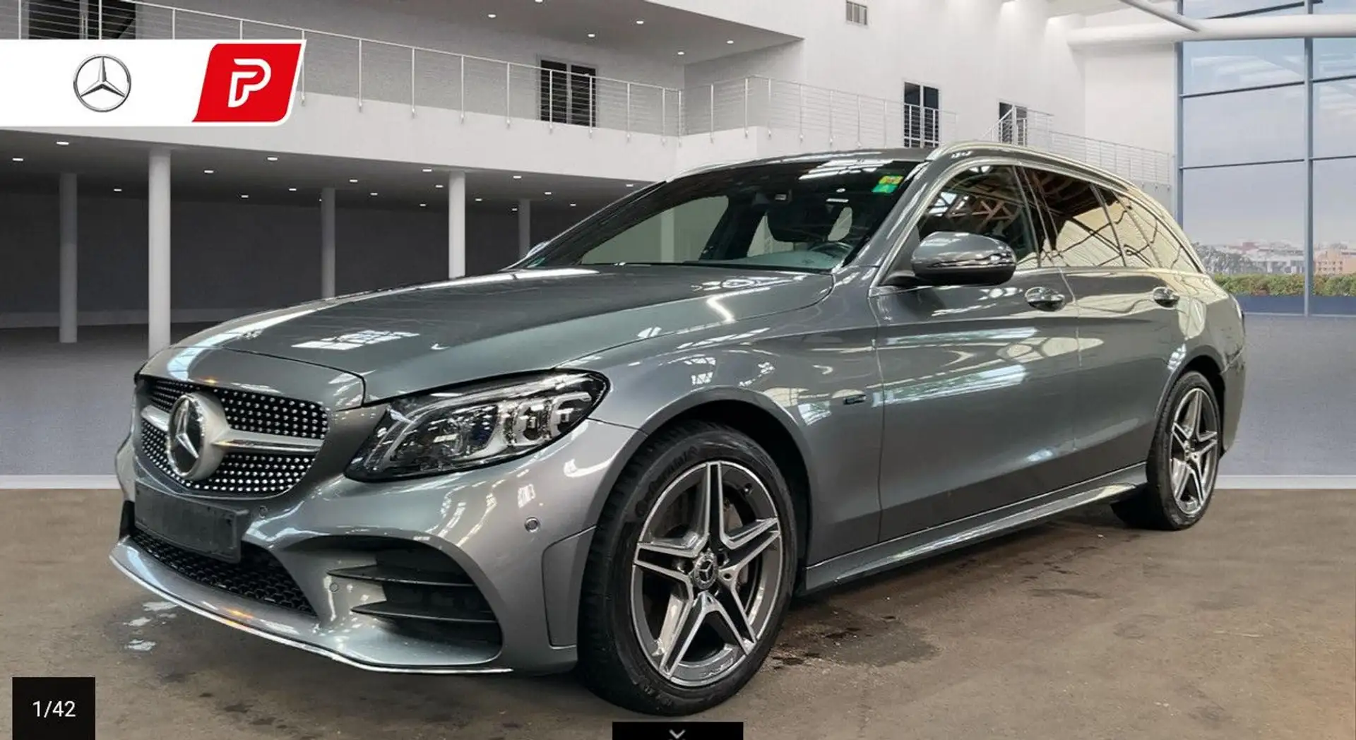 Mercedes-Benz C 300 T e AMG Virtual*AHK*Distro*Sound*Alcantara Grau - 2