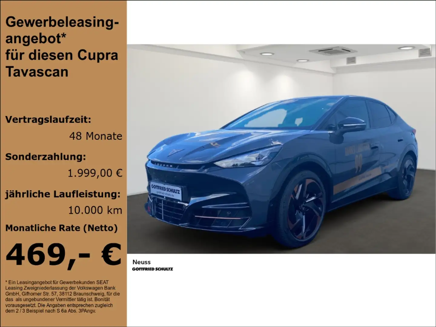 CUPRA Tavascan VZ 4D 340 PS 77KWH Grau - 1