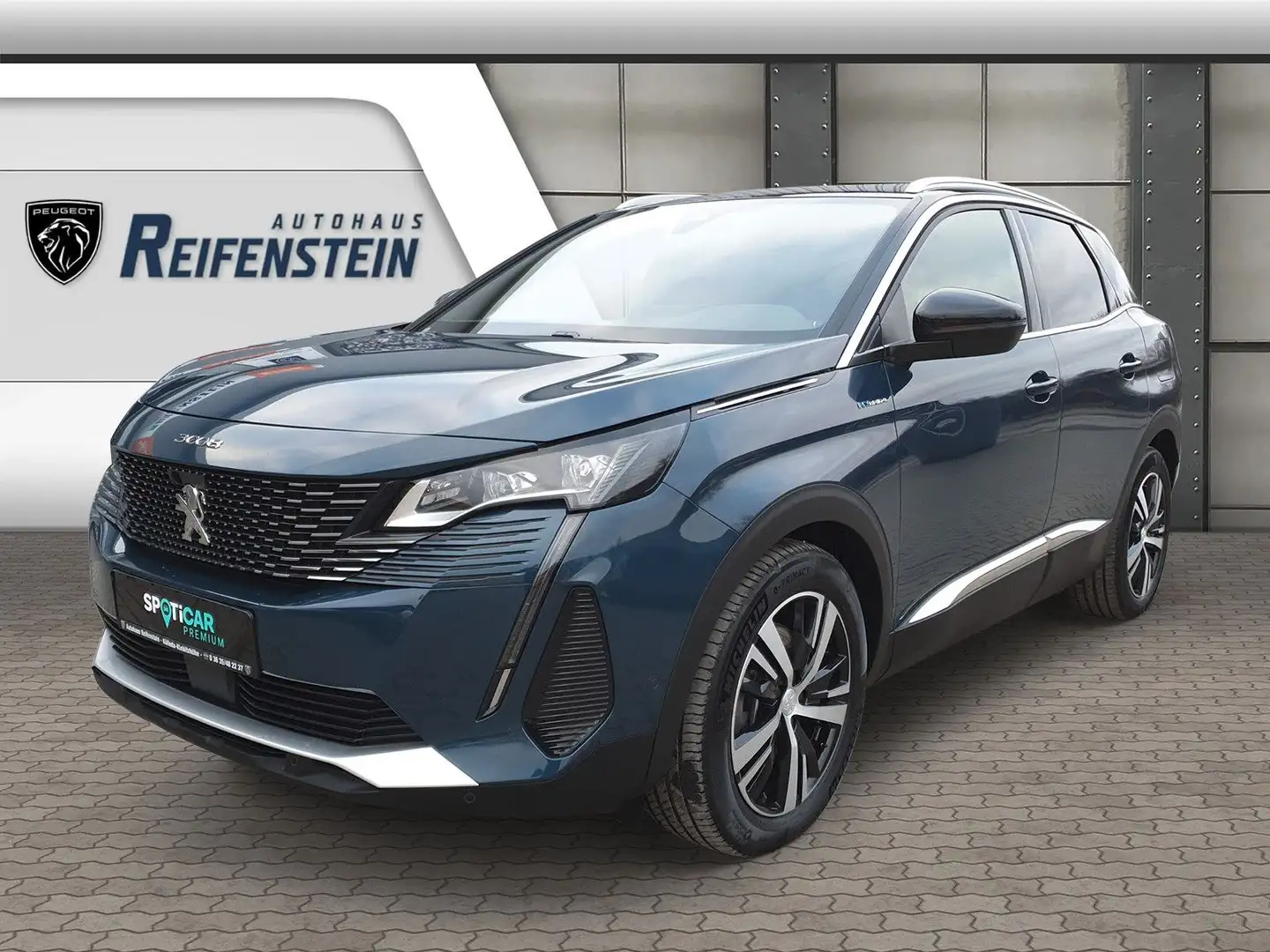 Peugeot 3008 Hybrid4 300 GT NACHTSICHT SHZ STAND-HZ ACC Blau - 1