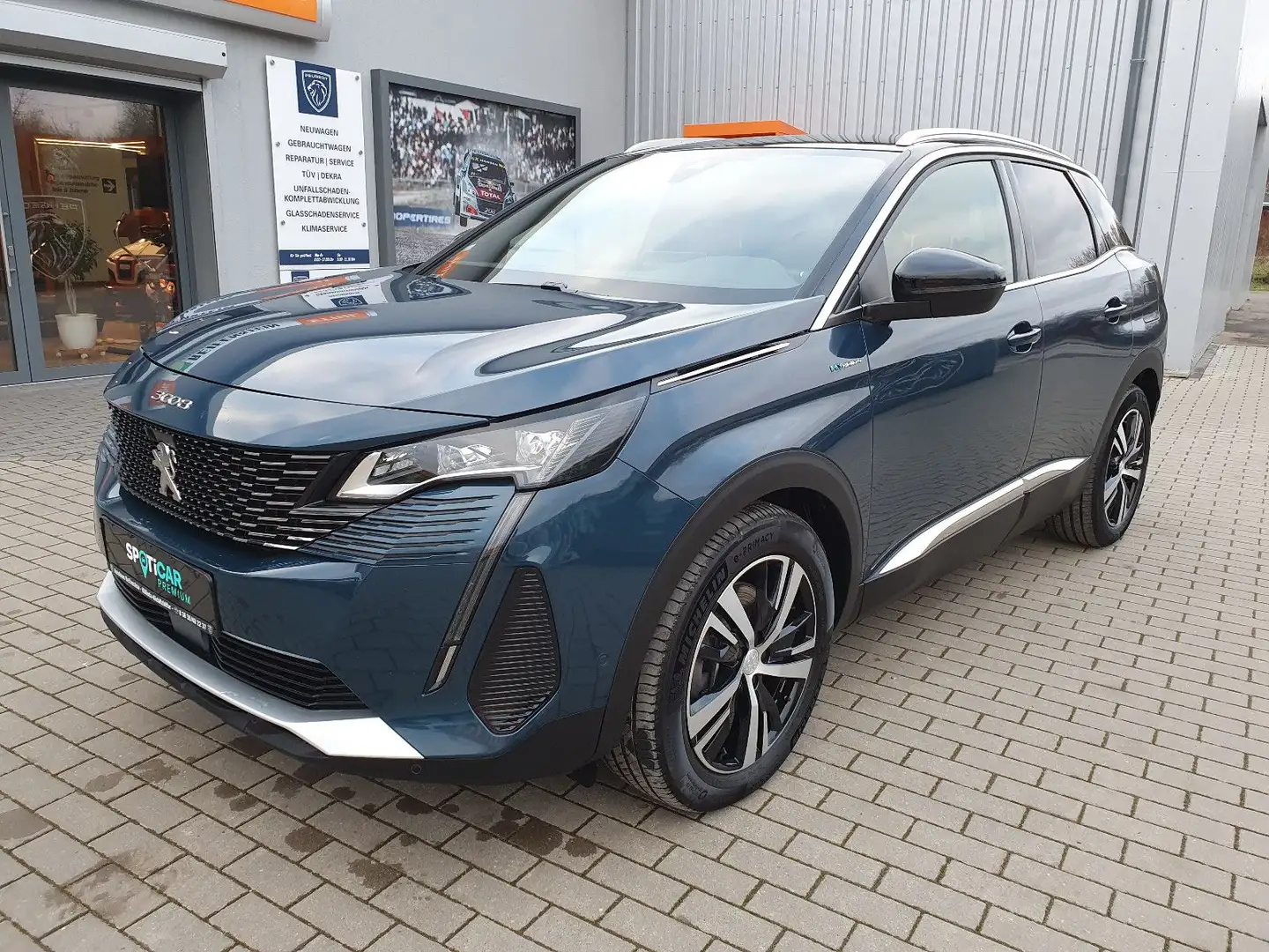 Peugeot 3008 Hybrid4 300 GT NACHTSICHT SHZ STAND-HZ ACC Blau - 1