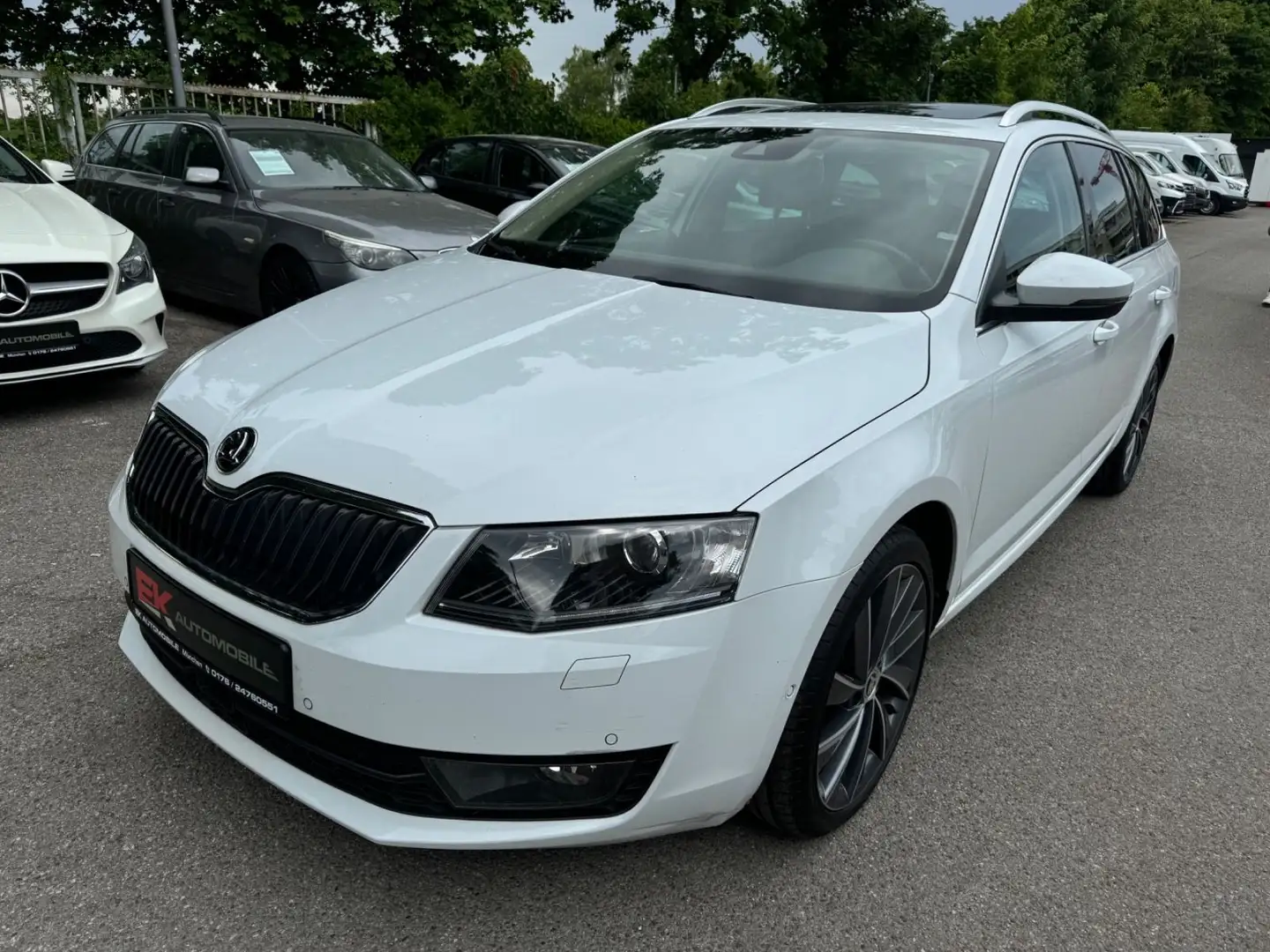 Skoda Octavia Combi L&K 4x4 Aut Navi Panorama AHK Blanco - 1