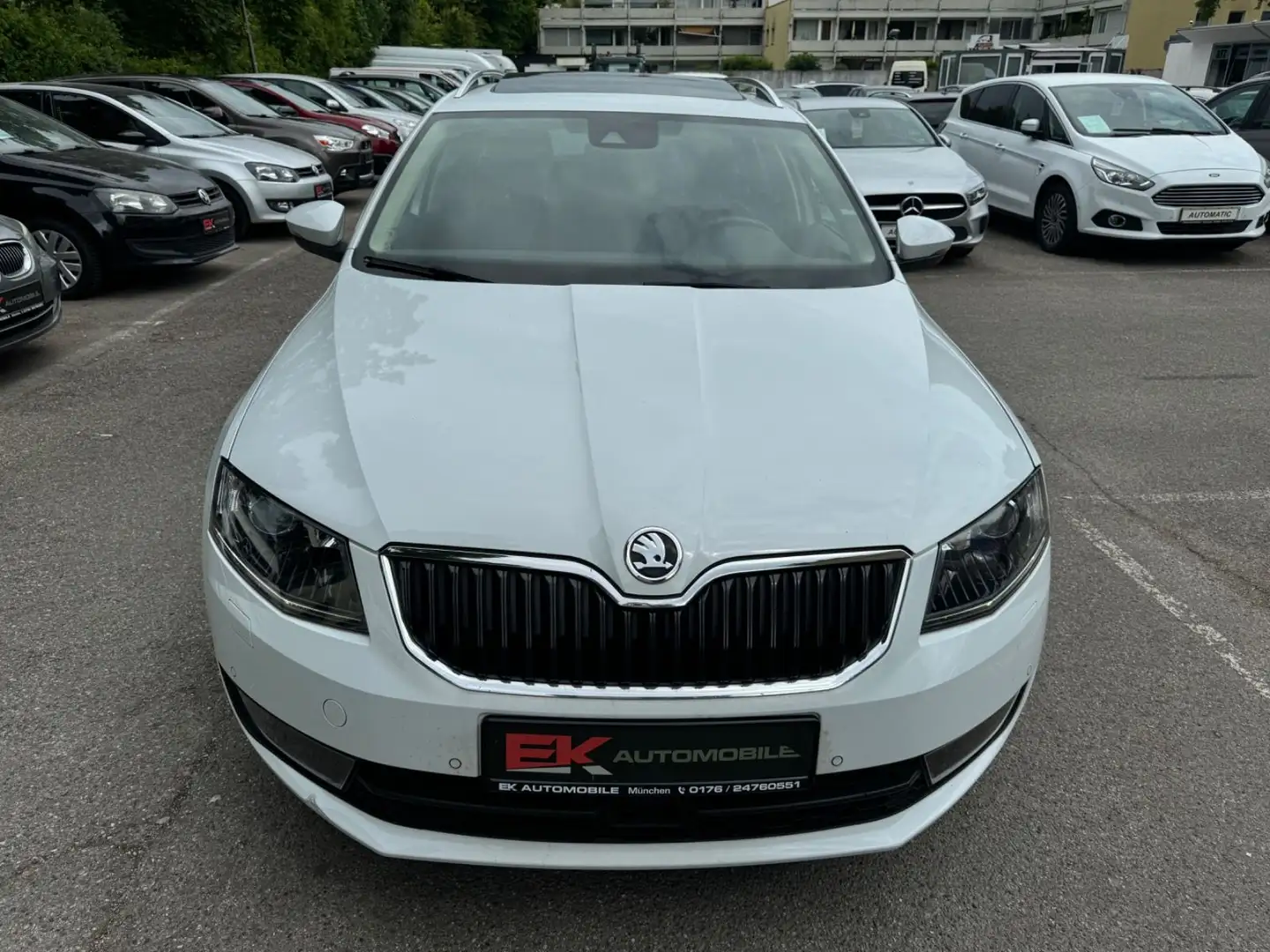 Skoda Octavia Combi L&K 4x4 Aut Navi Panorama AHK Blanco - 2