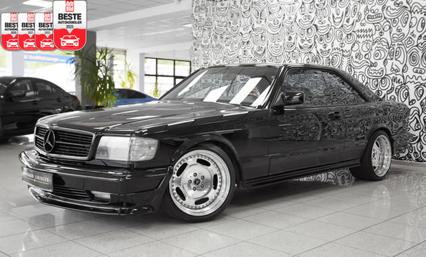 Mercedes-Benz 500 SEC AMG SPORTPAKET*MEC*H-ZULASSU*UNIKAT! Zwart - 1