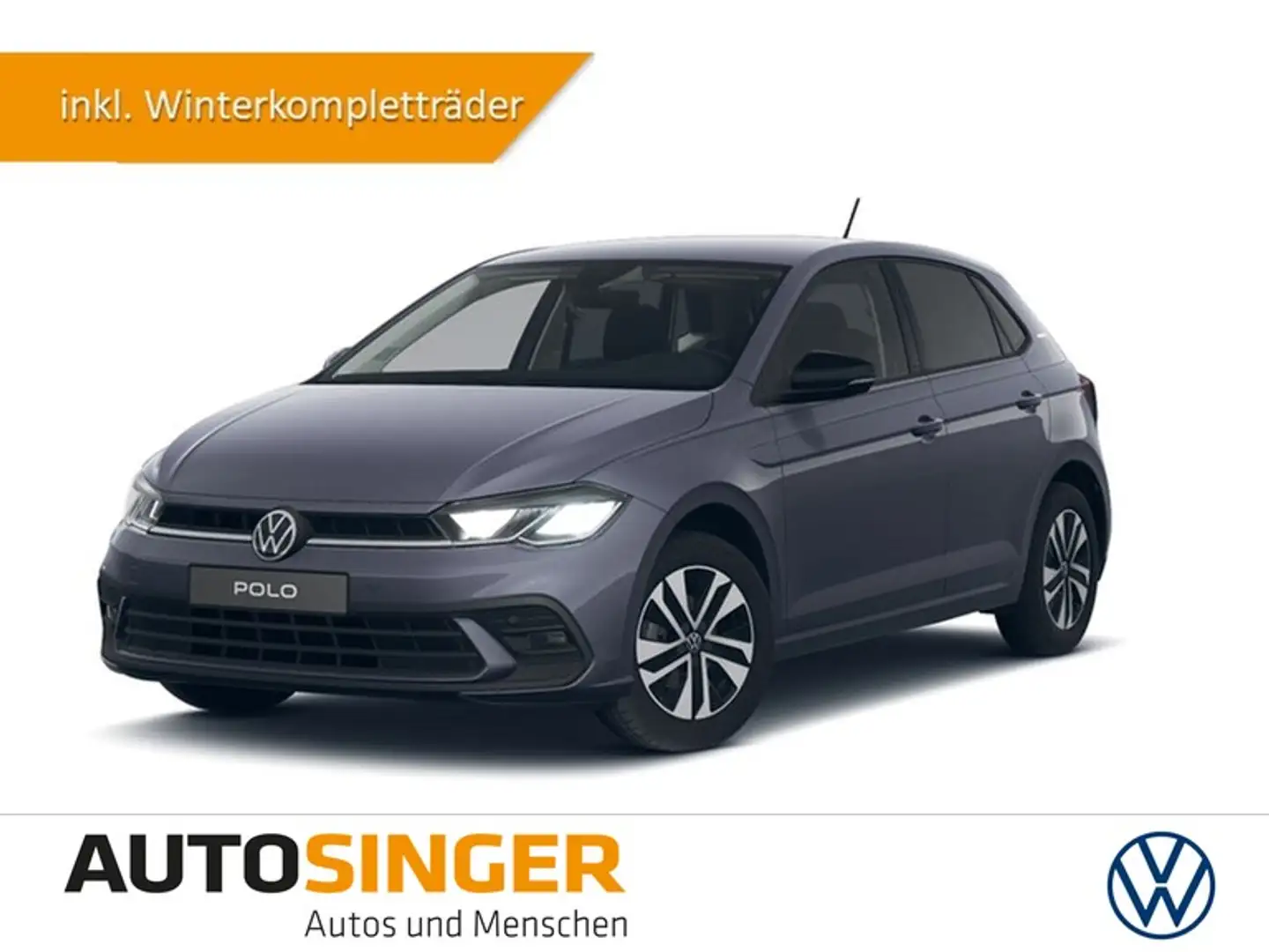 Volkswagen Polo ENERGY 1.0 TSI ACC*LED*SHZ*PDC*WR Gris - 1