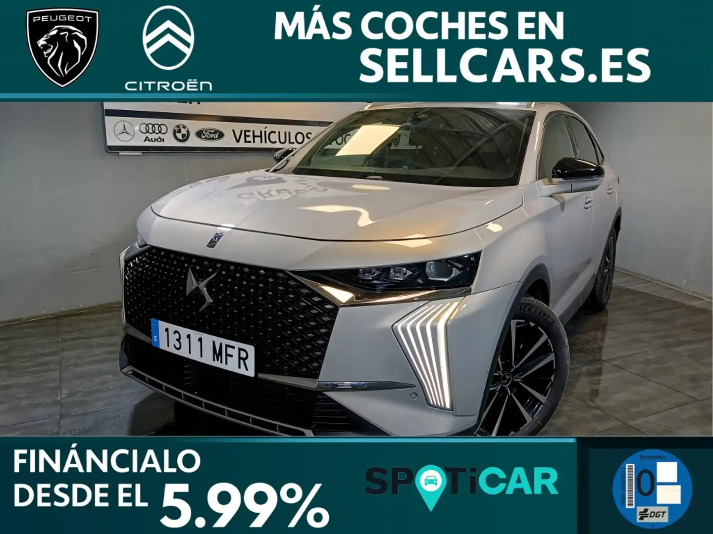 DS Automobiles DS 7 Crossback E-Tense Rivoli Aut. 4x2 Gris - 1