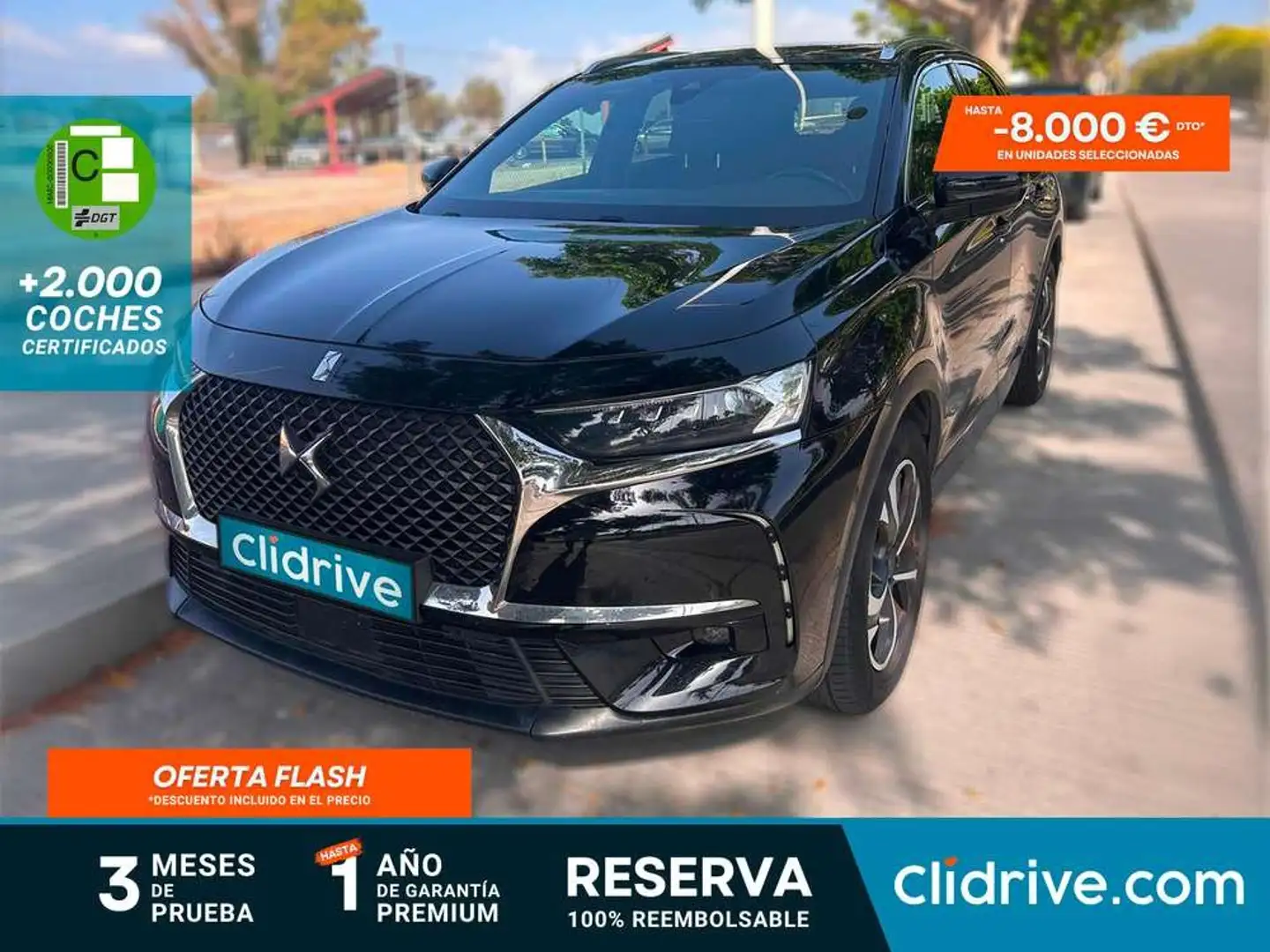 DS Automobiles DS 7 Crossback 2.0BlueHDi So Chic Aut. Noir - 1