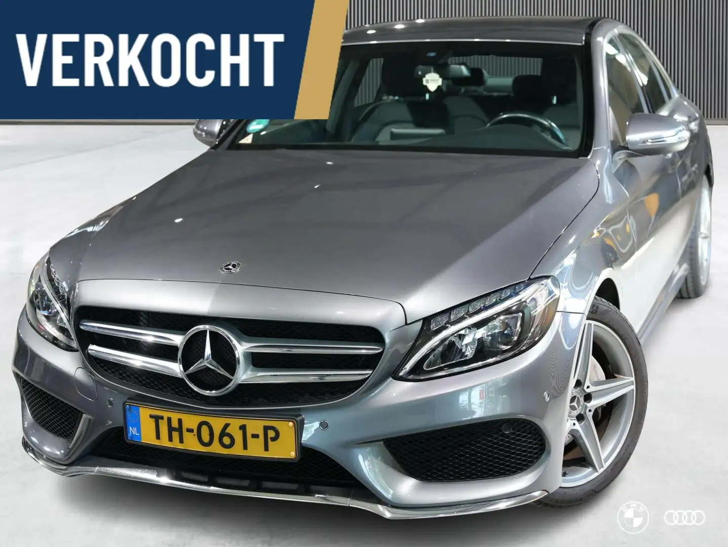 Mercedes-Benz C 180 AMG+ BUSINESS / CAMERA / TREKHAAK / ELEKT. STOELEN Gris - 1
