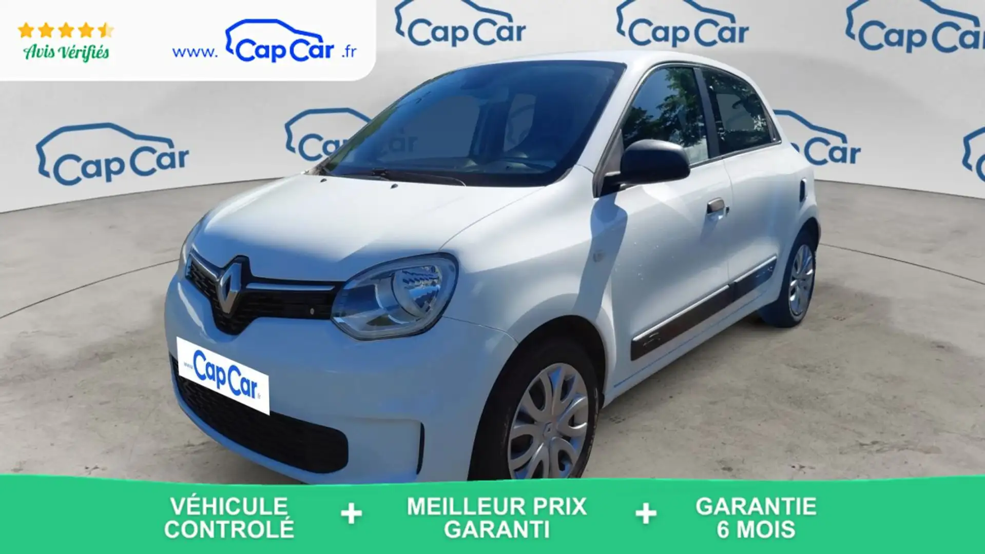 Renault Twingo 1.0 SCE 65.0 Life - Première main Blanc - 1