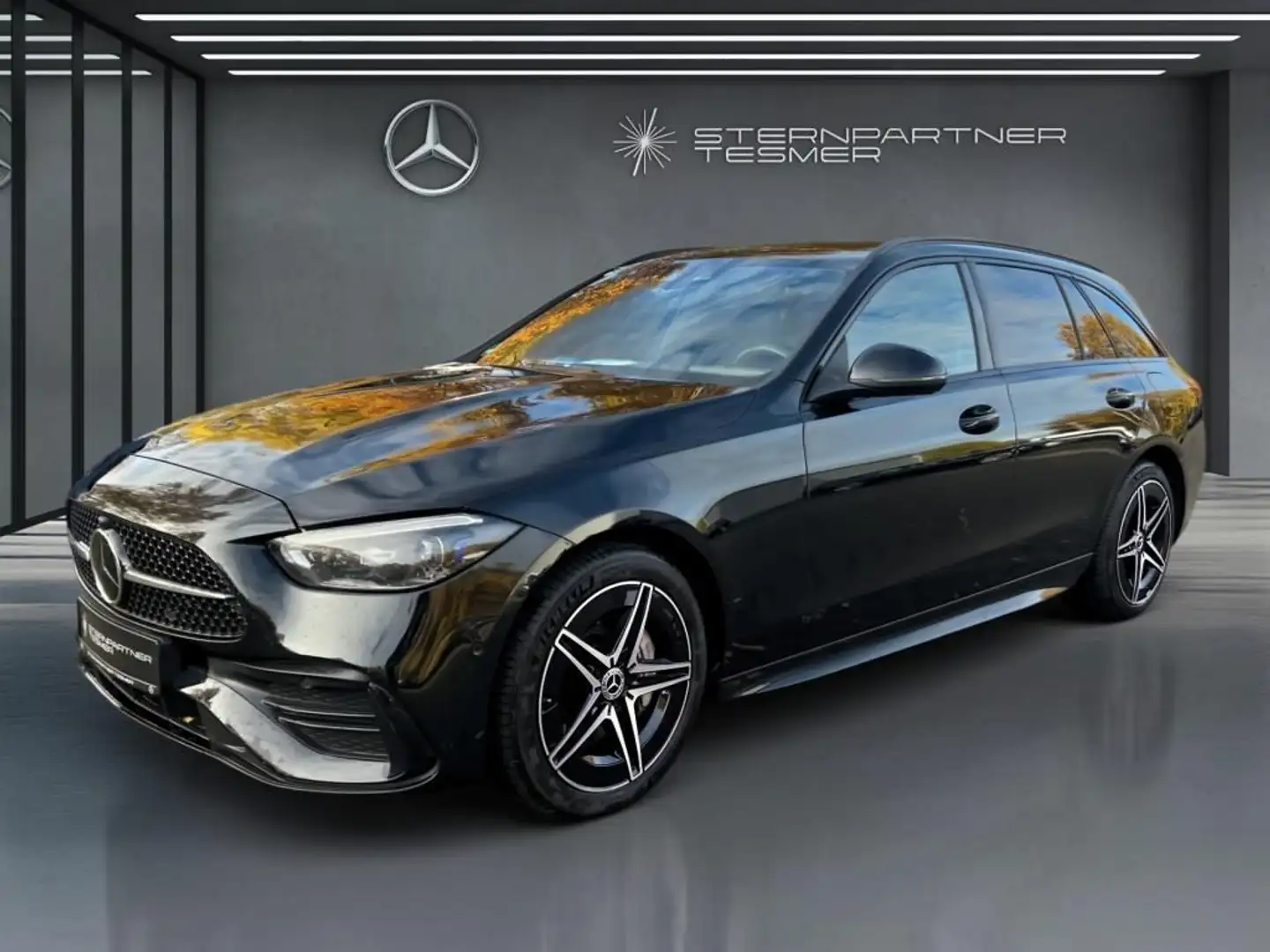 Mercedes-Benz C 300 e T AMG+MBUX+Night+Ambiente+CarPlay+KAMERA Noir - 1