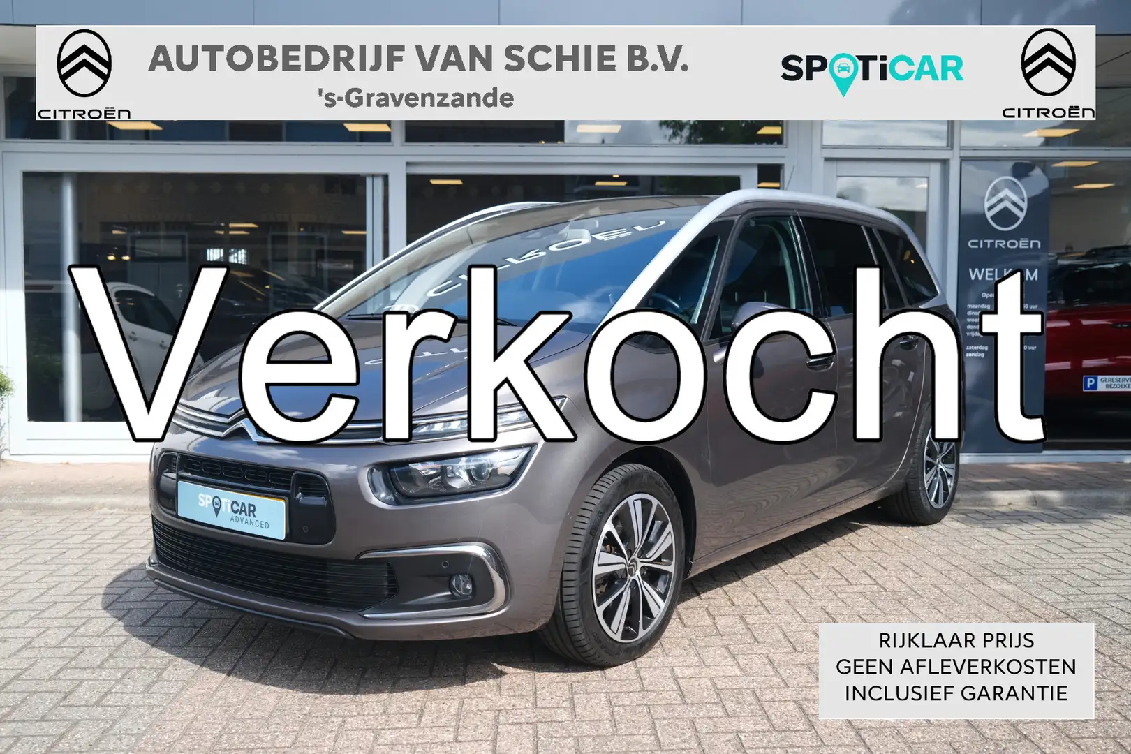 Citroen Grand C4 Picasso e-THP 165 Shine Automaat-6 Xenon | Panoramadak | T Grijs - 1