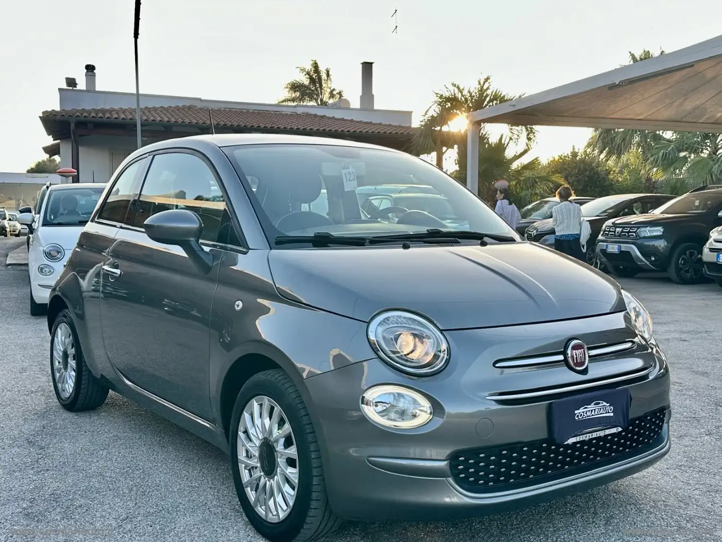 Fiat 500 1.2 Lounge Grigio - 1