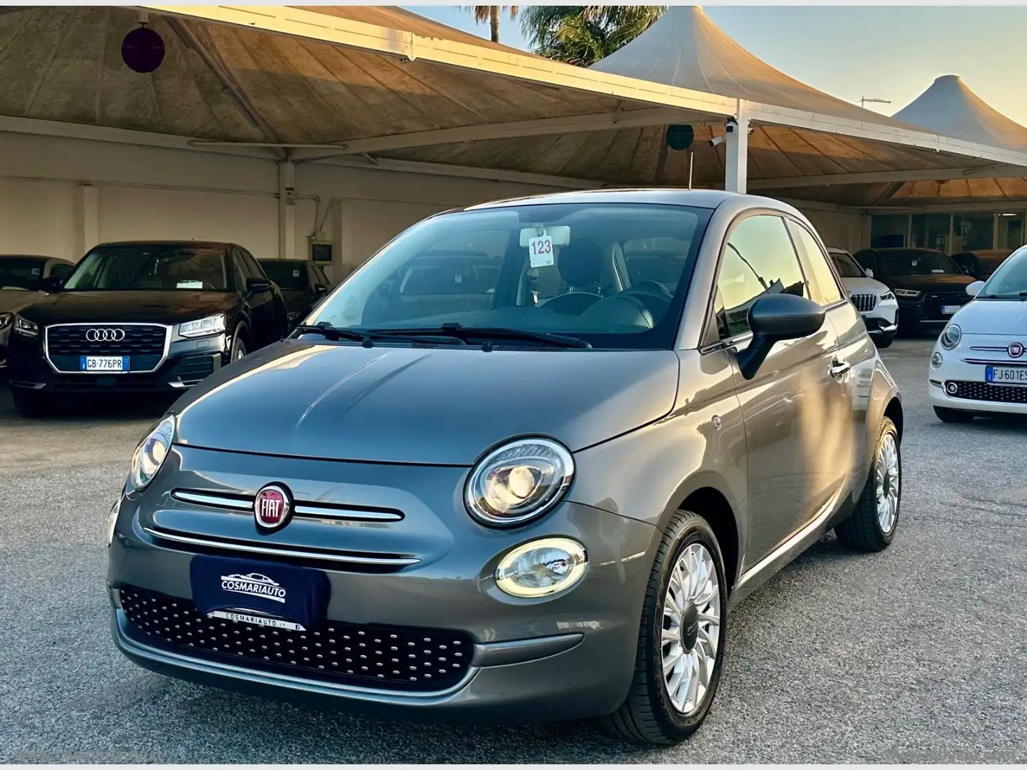 Fiat 500 1.2 Lounge Grigio - 2