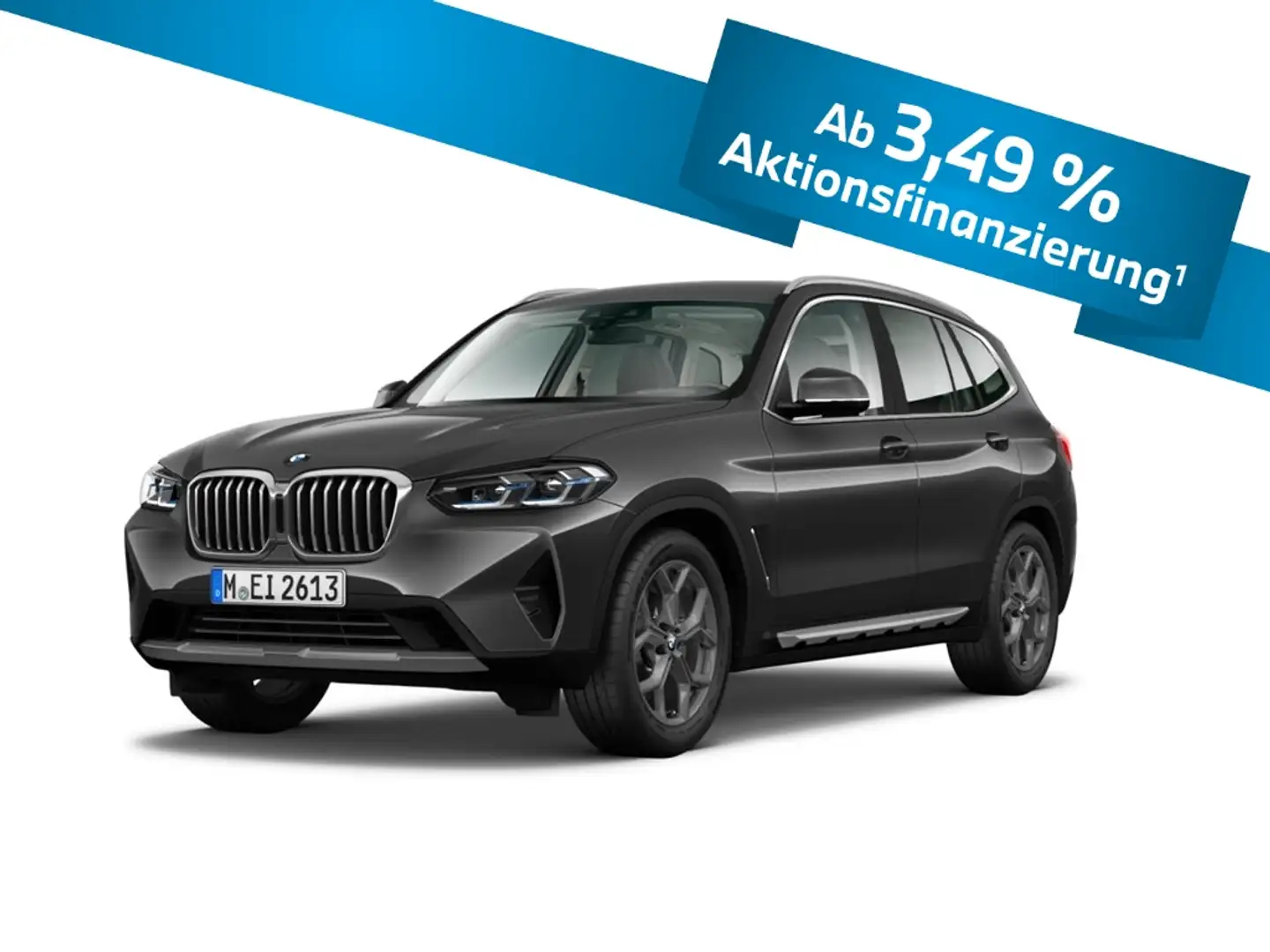 BMW X3 20D xDrive AHK ACC SHZ LHZ HUD Navi StandHZG Leder Grau - 1
