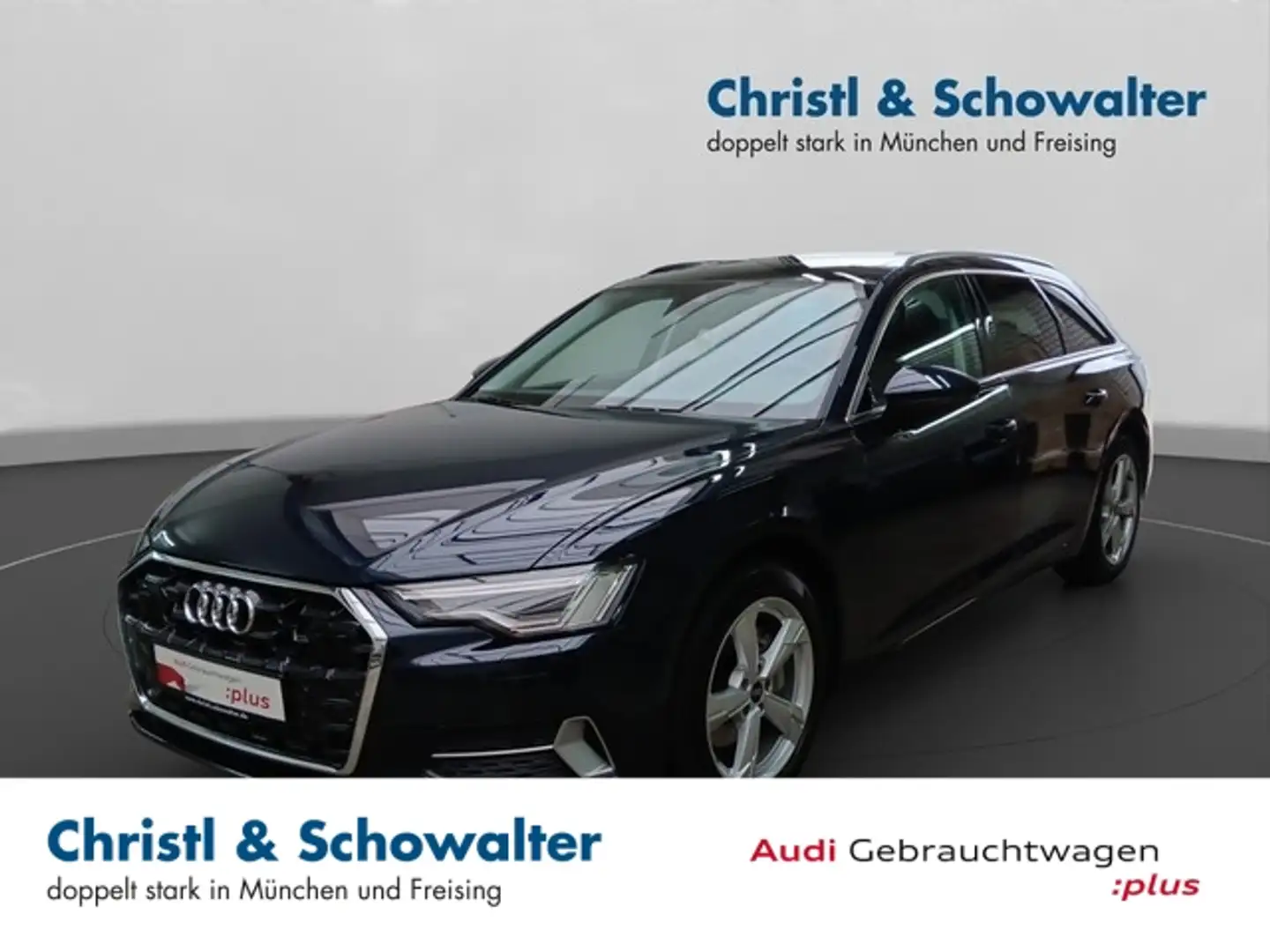 Audi A6 Avant 40TDI quat Advanced AHK PANO ACC RFK Blau - 1