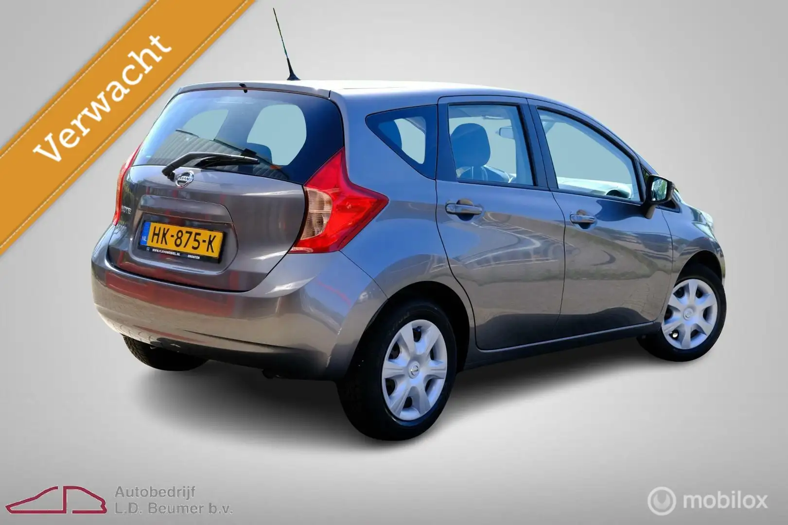 Nissan Note 1.2 Acenta *NL, CRUISE, RIJKLAARPRIJS!* Grijs - 2