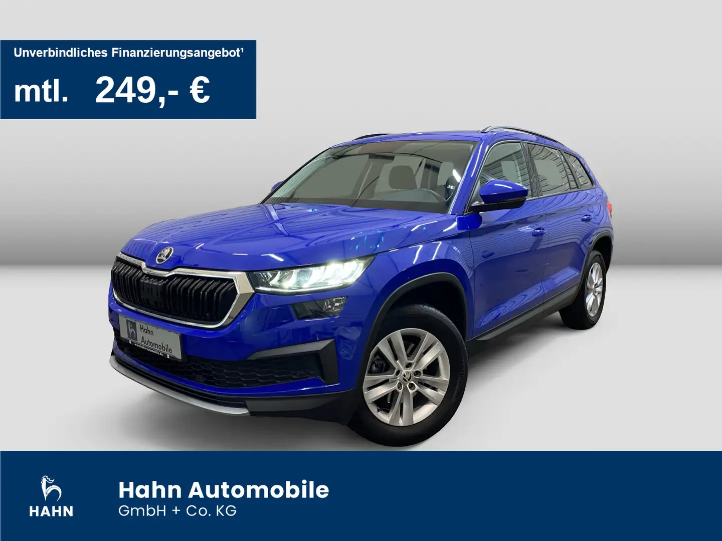 Skoda Kodiaq 1.5 TSI Ambition AHK LED Sitzhzg Einparkh Blau - 1